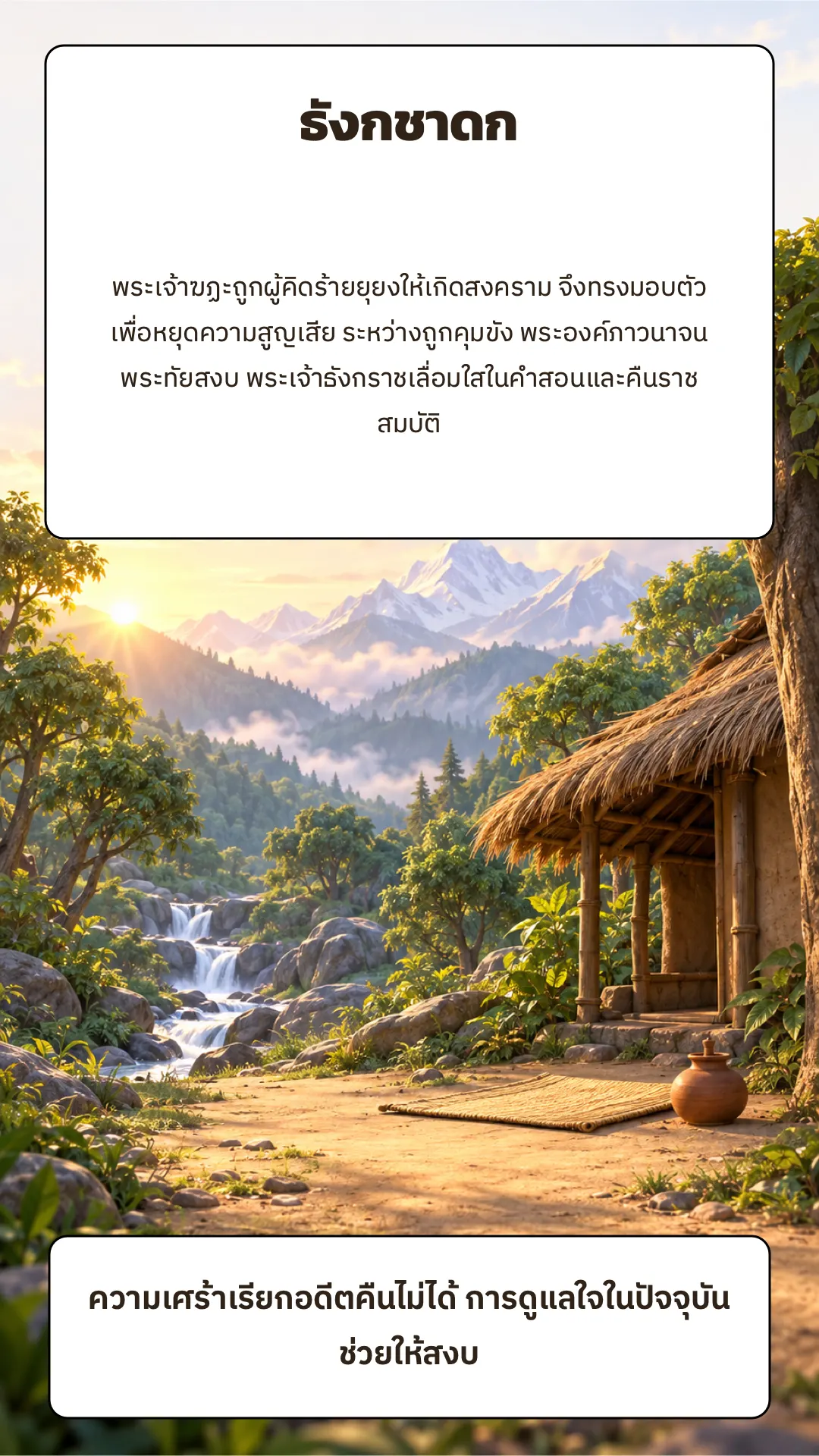 ธังกชาดก ปกหลัง
