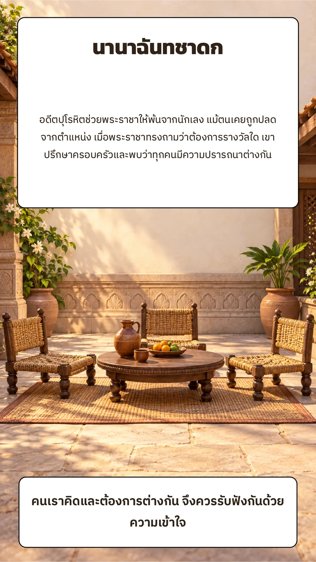 นานาฉันทชาดก ปกหลัง