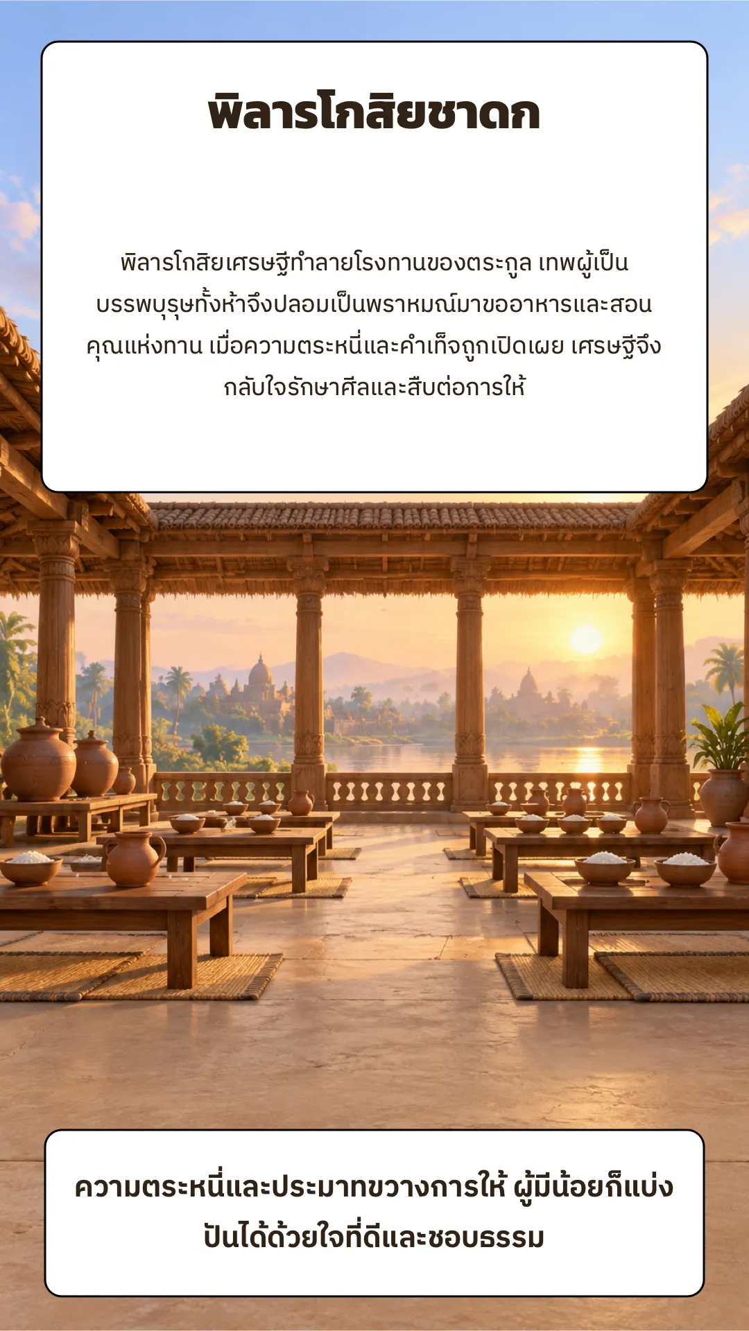 พิลารโกสิยชาดก ปกหลัง