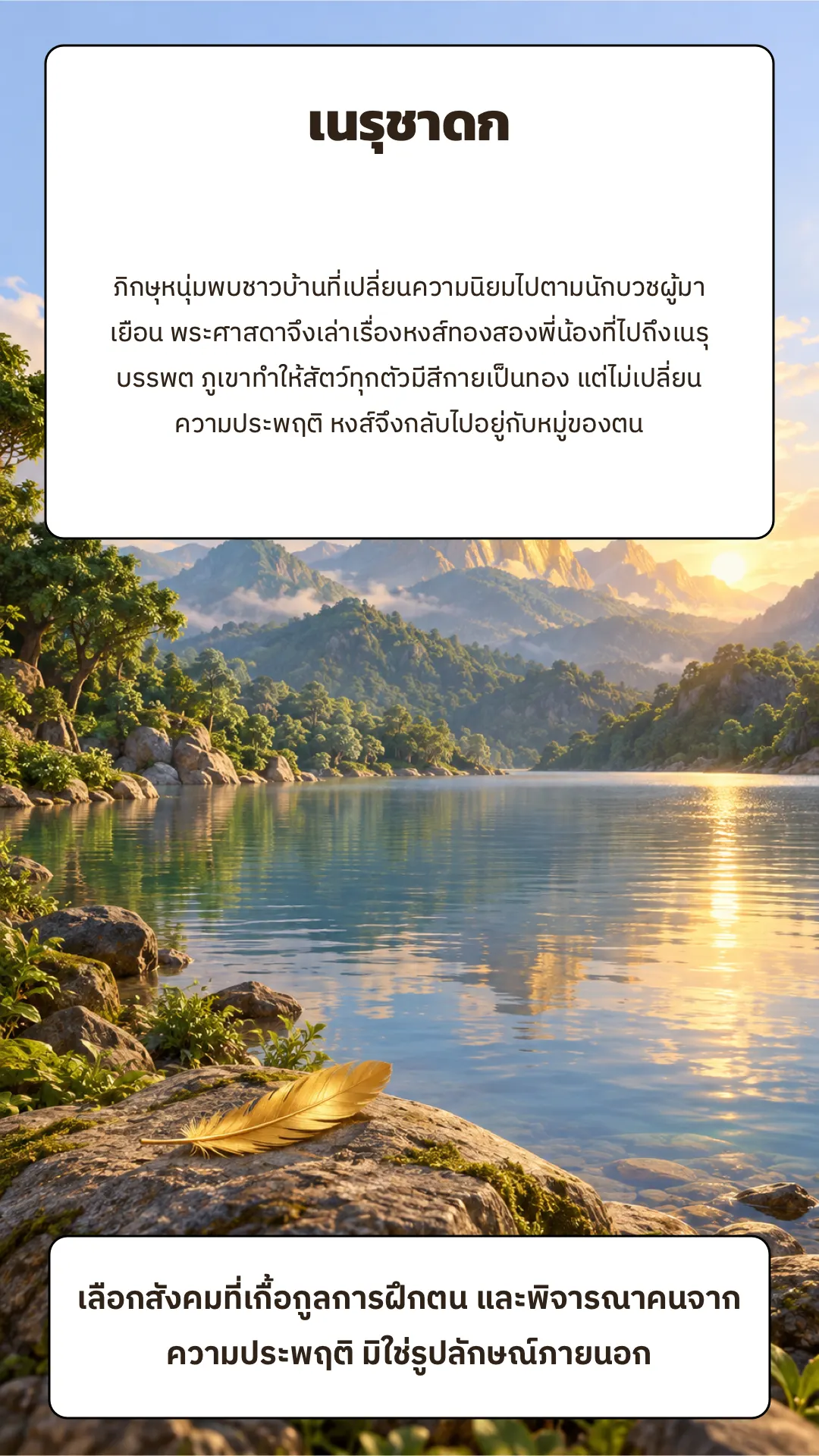 เนรุชาดก ปกหลัง