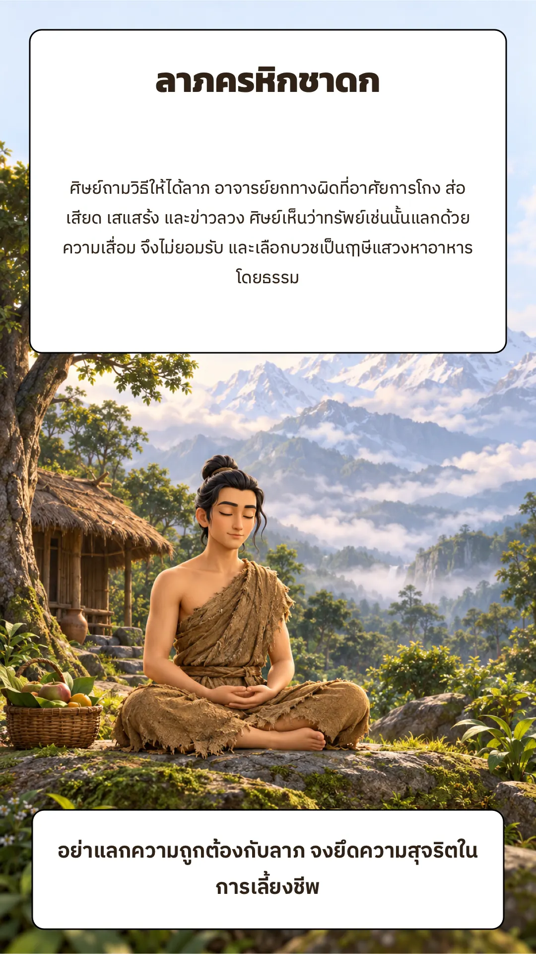 ลาภครหิกชาดก ปกหลัง