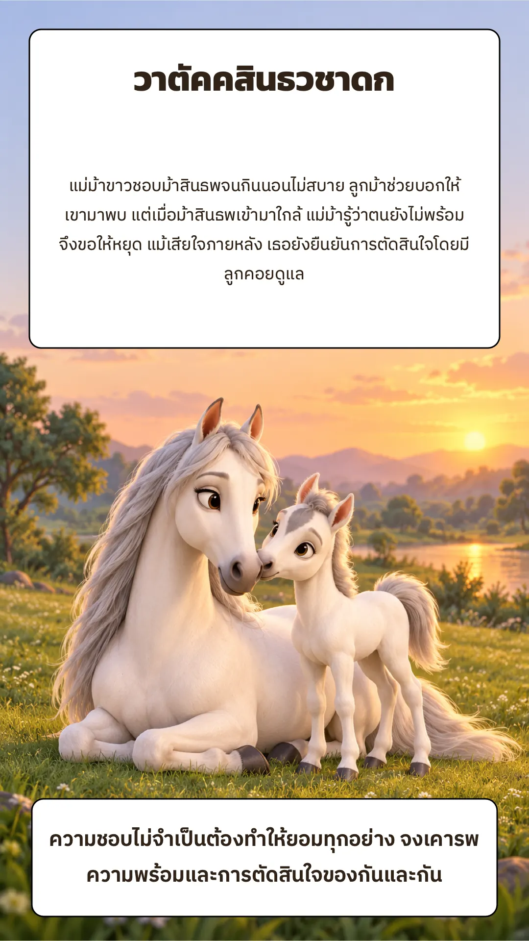 วาตัคคสินธวชาดก ปกหลัง