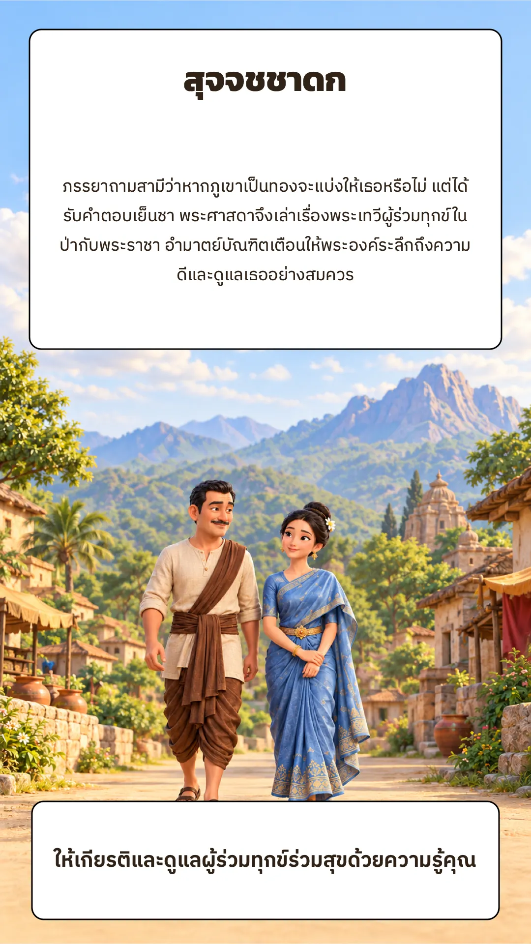 สุจจชชาดก ปกหลัง