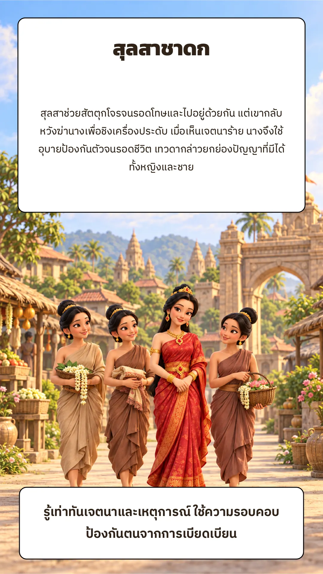 สุลสาชาดก ปกหลัง