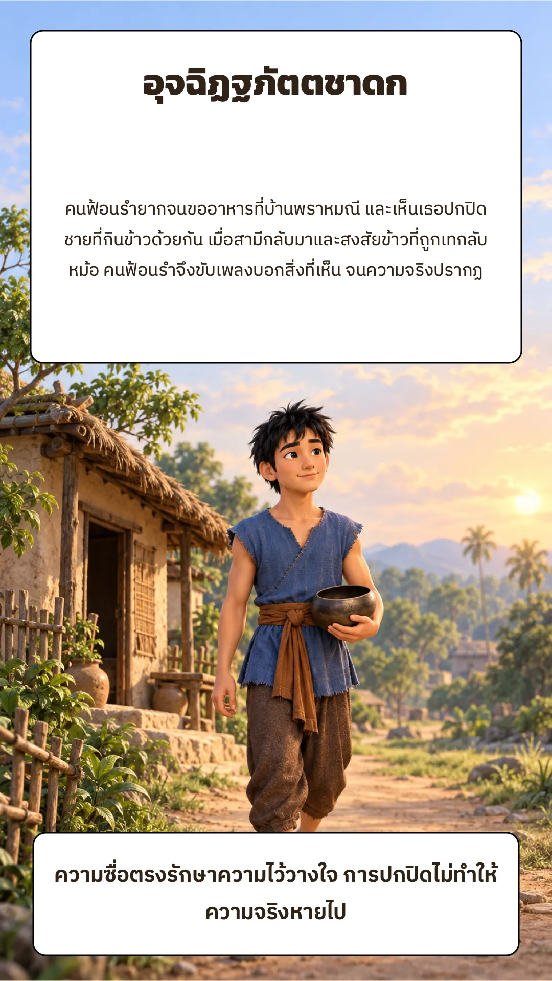 อุจฉิฏฐภัตตชาดก ปกหลัง