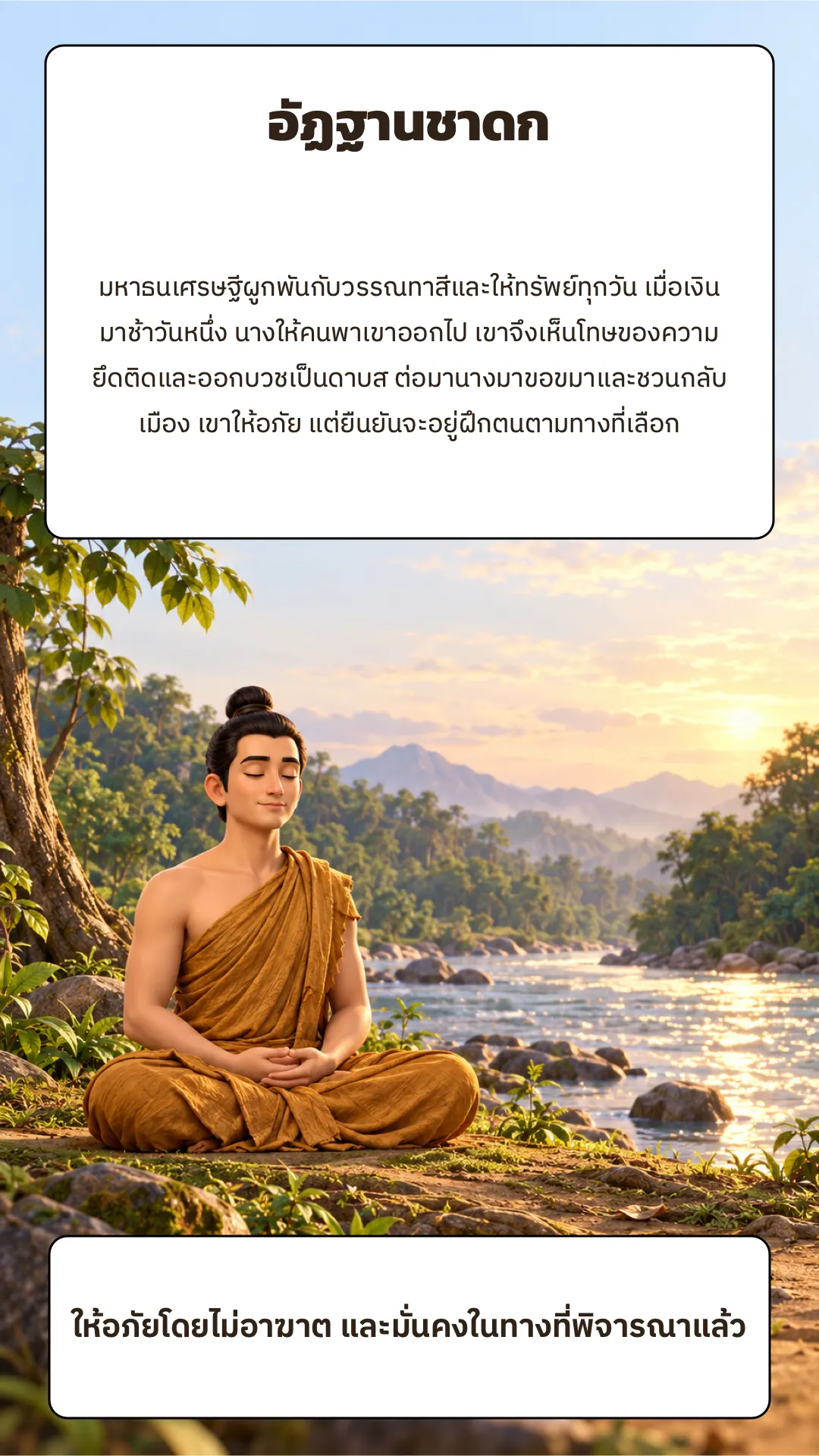 อัฏฐานชาดก ปกหลัง