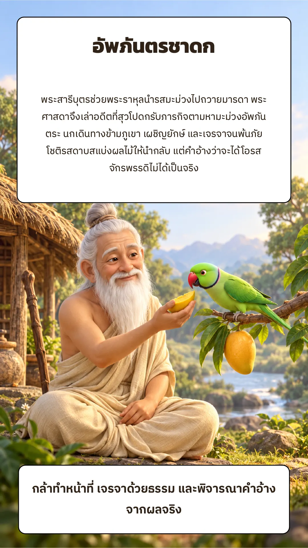 อัพภันตรชาดก ปกหลัง