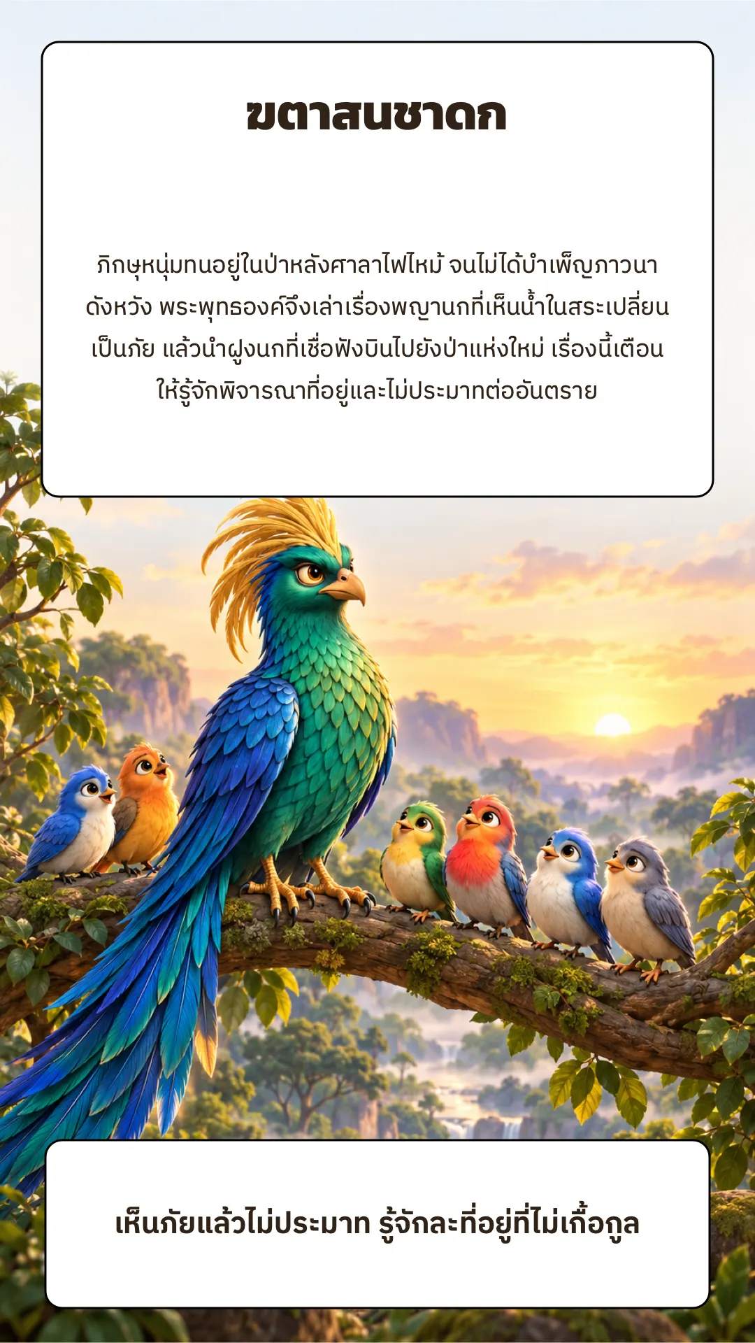 ฆตาสนชาดก ปกหลัง