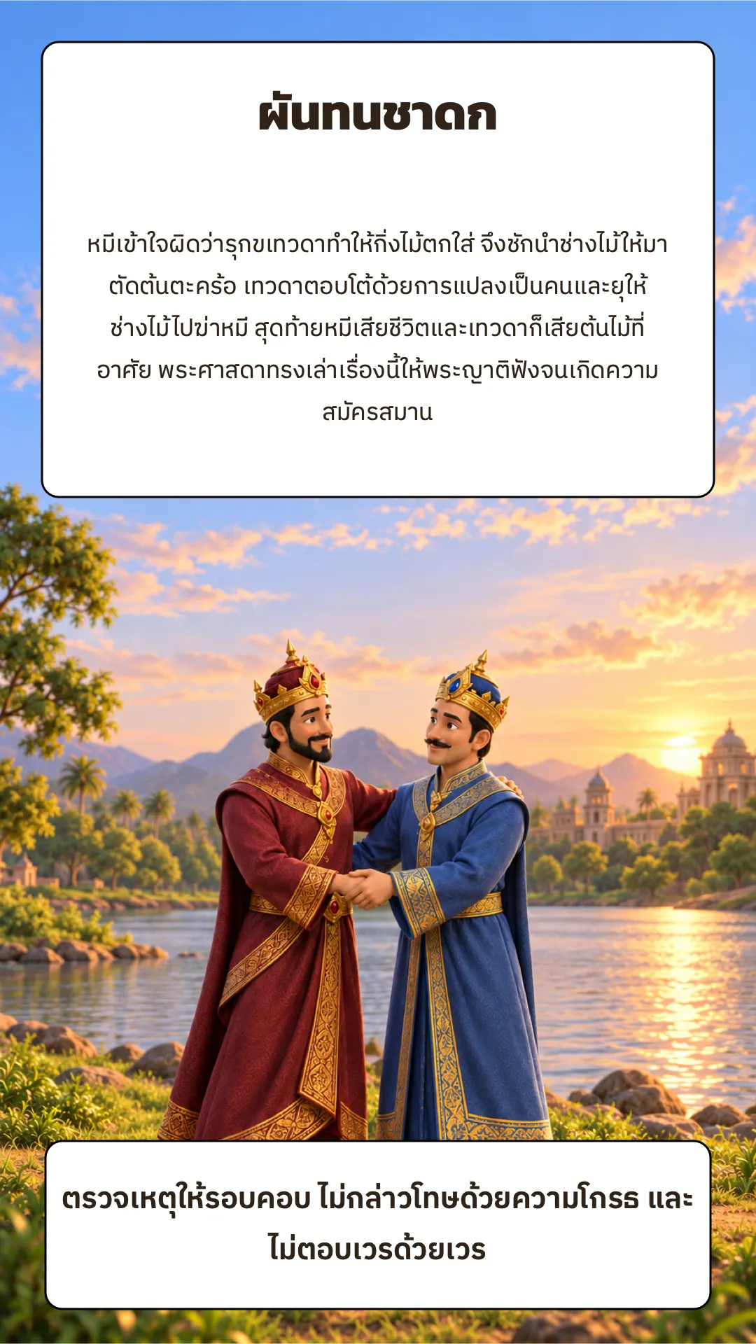ผันทนชาดก ปกหลัง