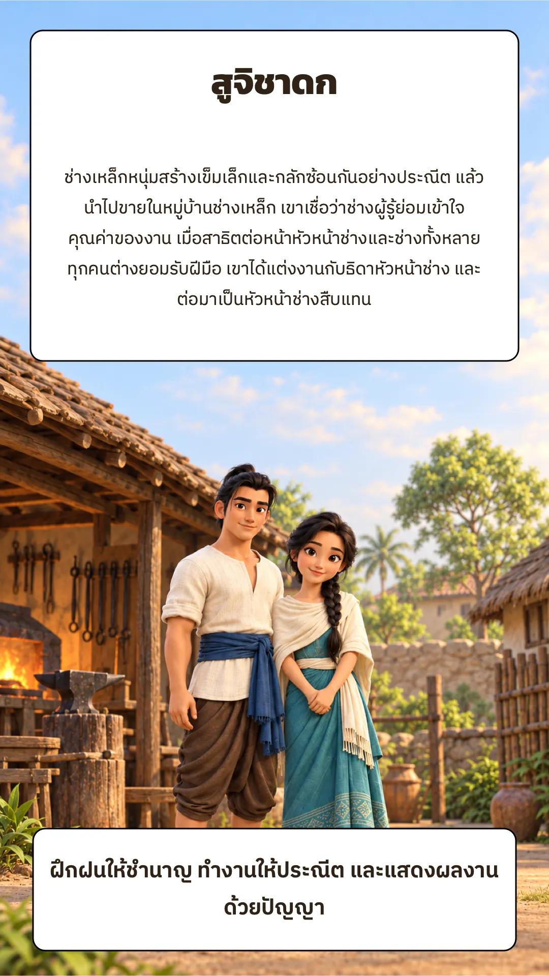 สูจิชาดก ปกหลัง