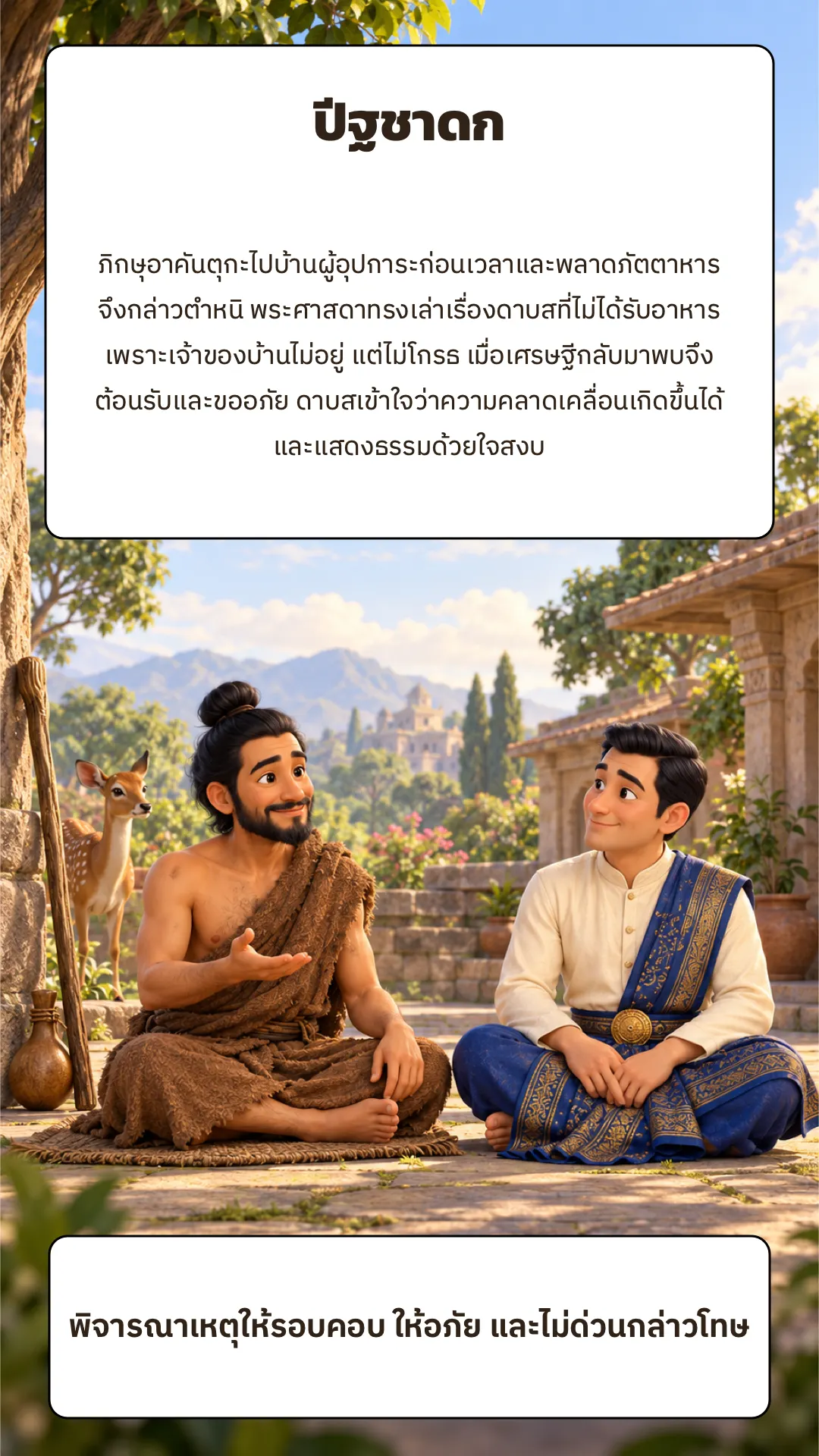 ปีฐชาดก ปกหลัง