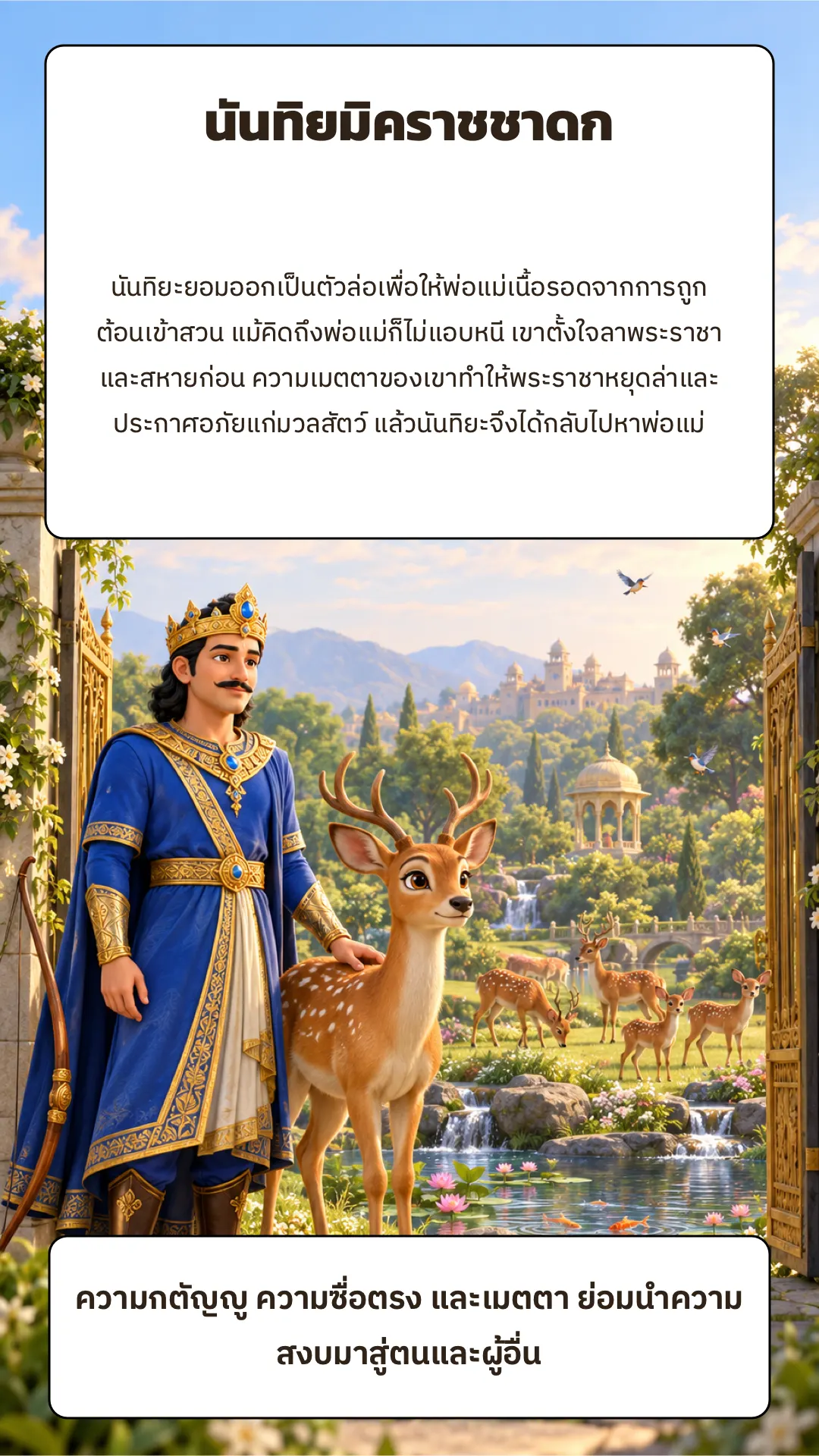 นันทิยมิคราชชาดก ปกหลัง