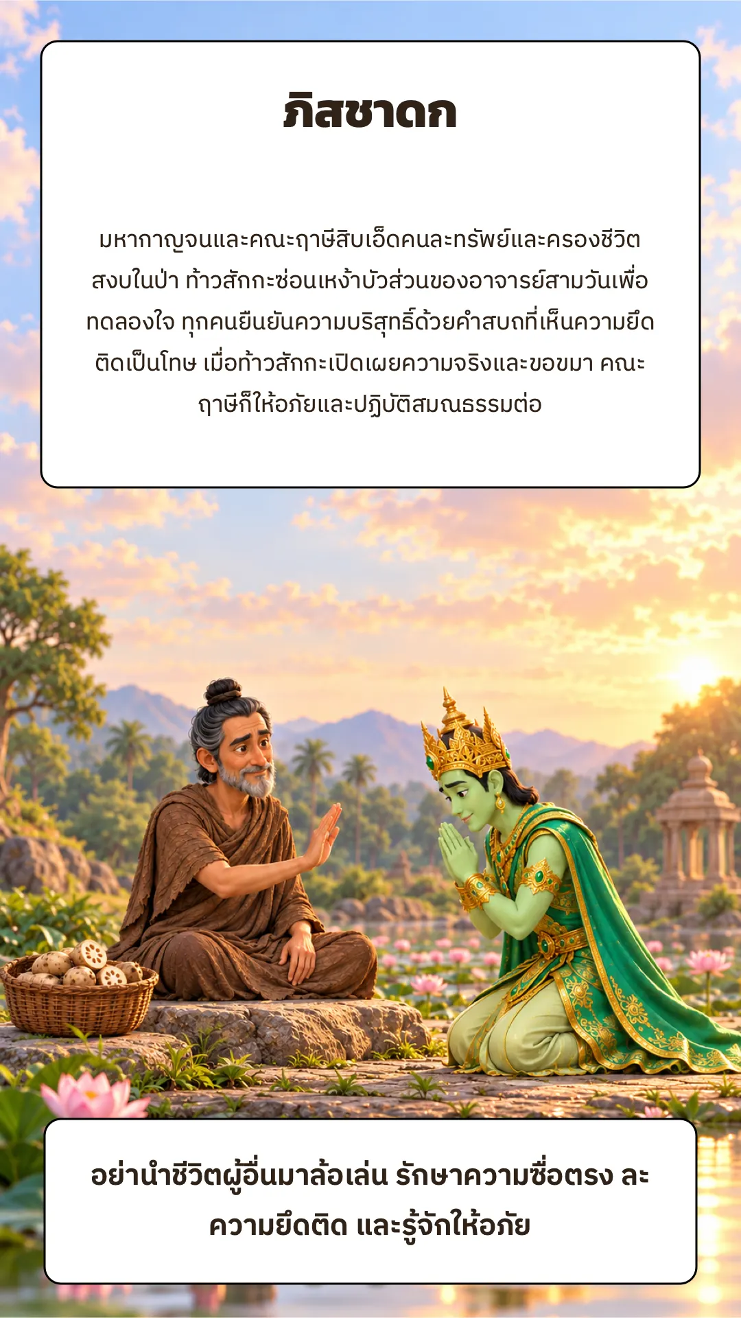ภิสชาดก ปกหลัง