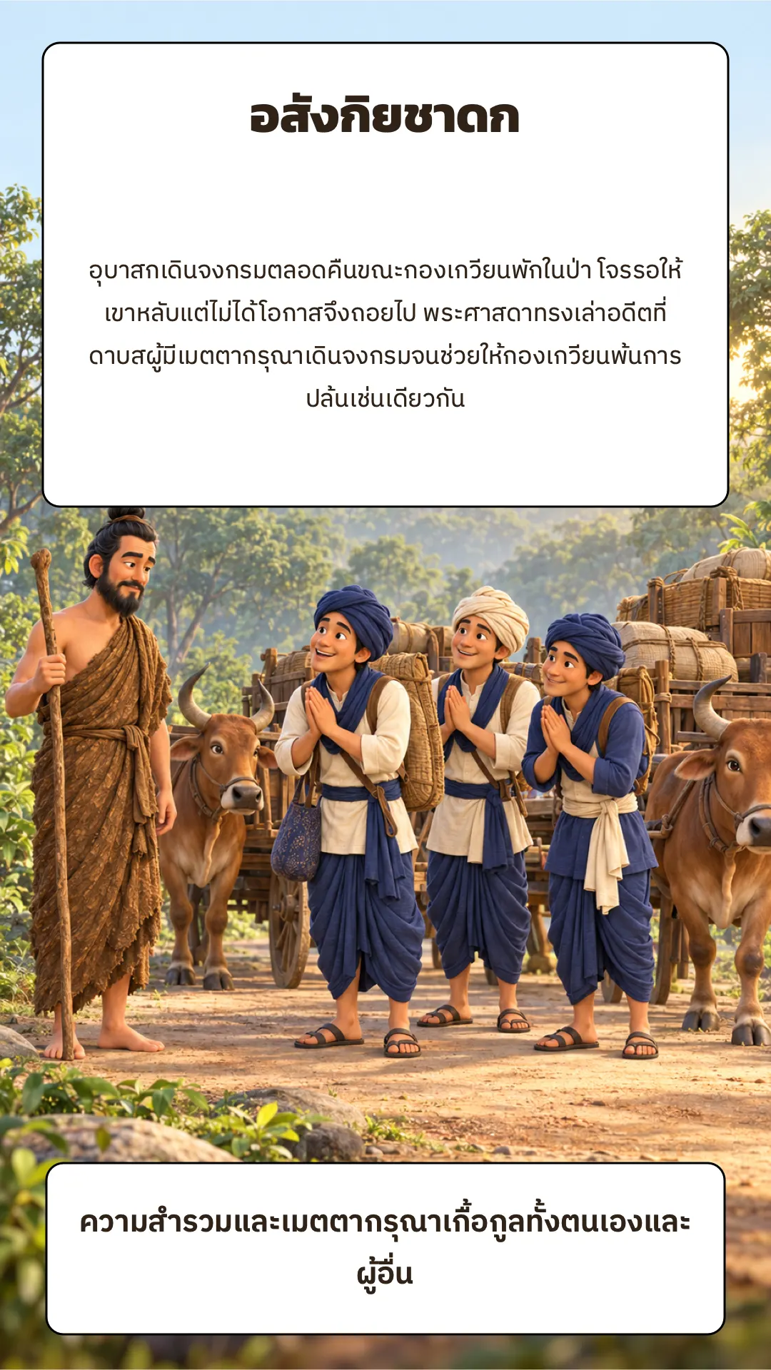 อสังกิยชาดก ปกหลัง