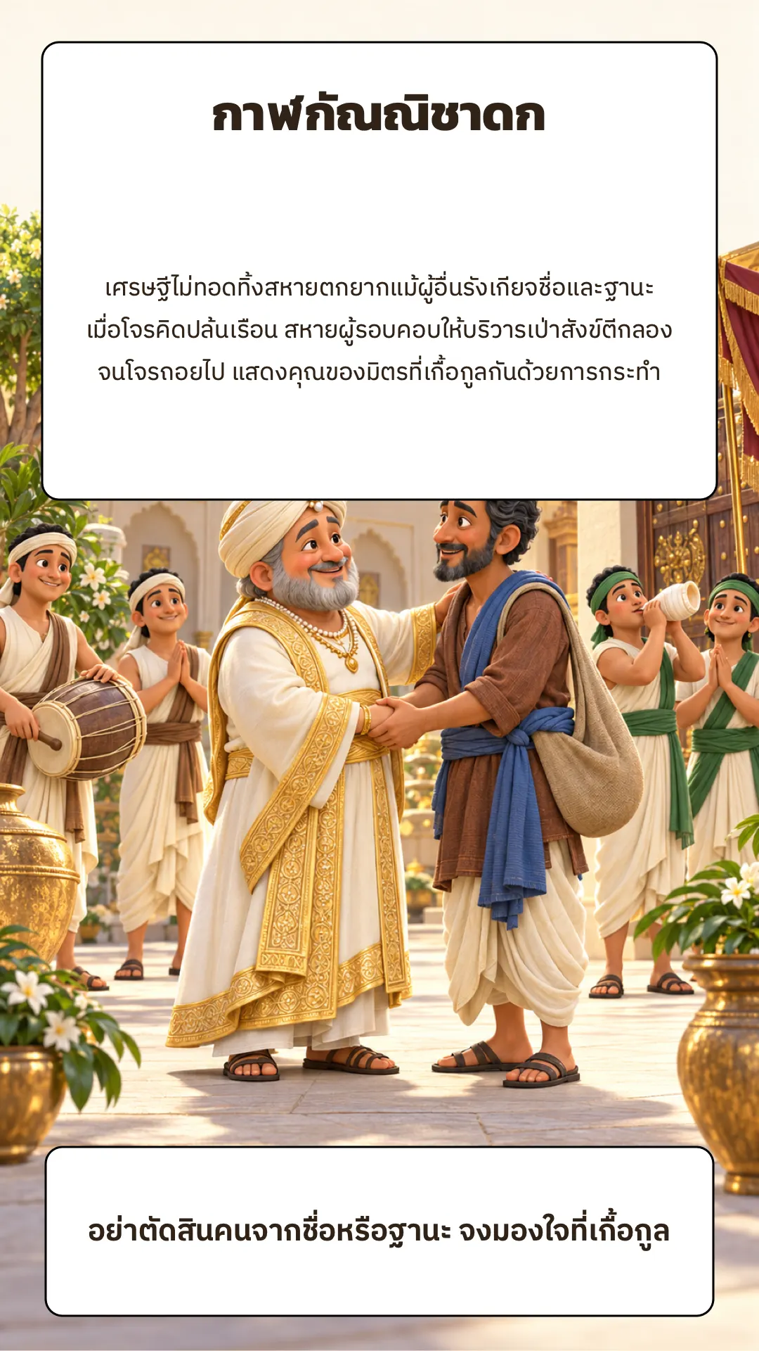 กาฬกัณณิชาดก ปกหลัง