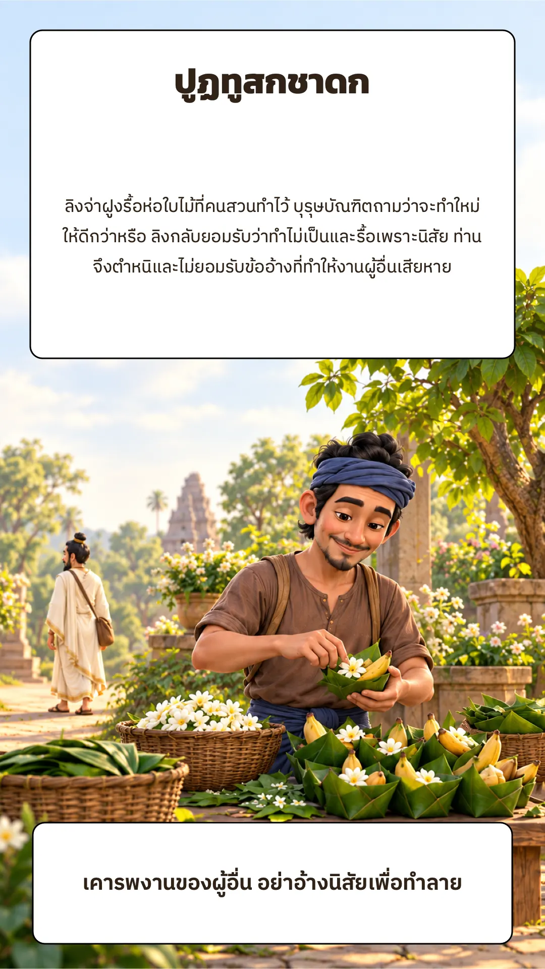 ปูฏทูสกชาดก ปกหลัง