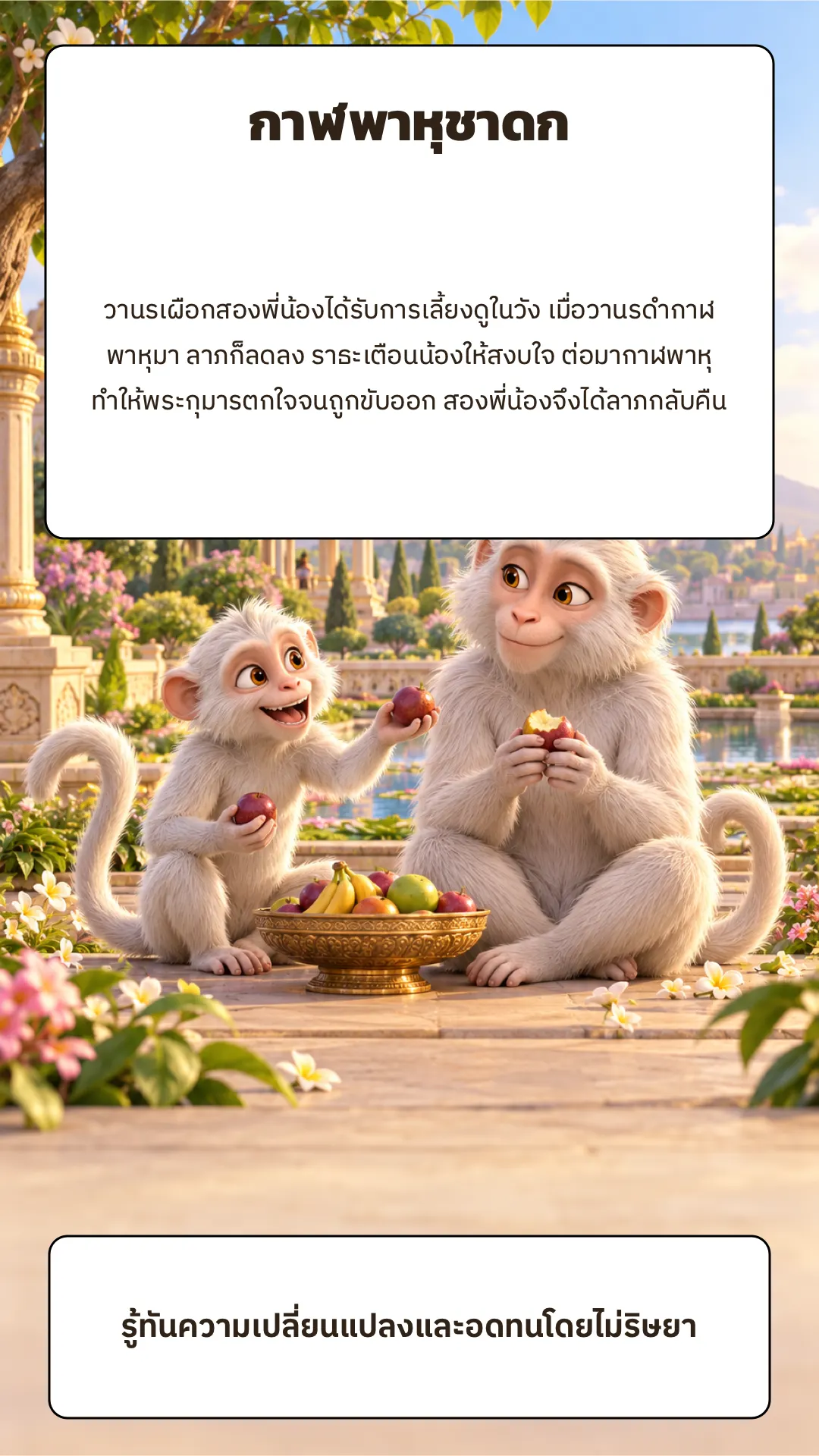 กาฬพาหุชาดก ปกหลัง
