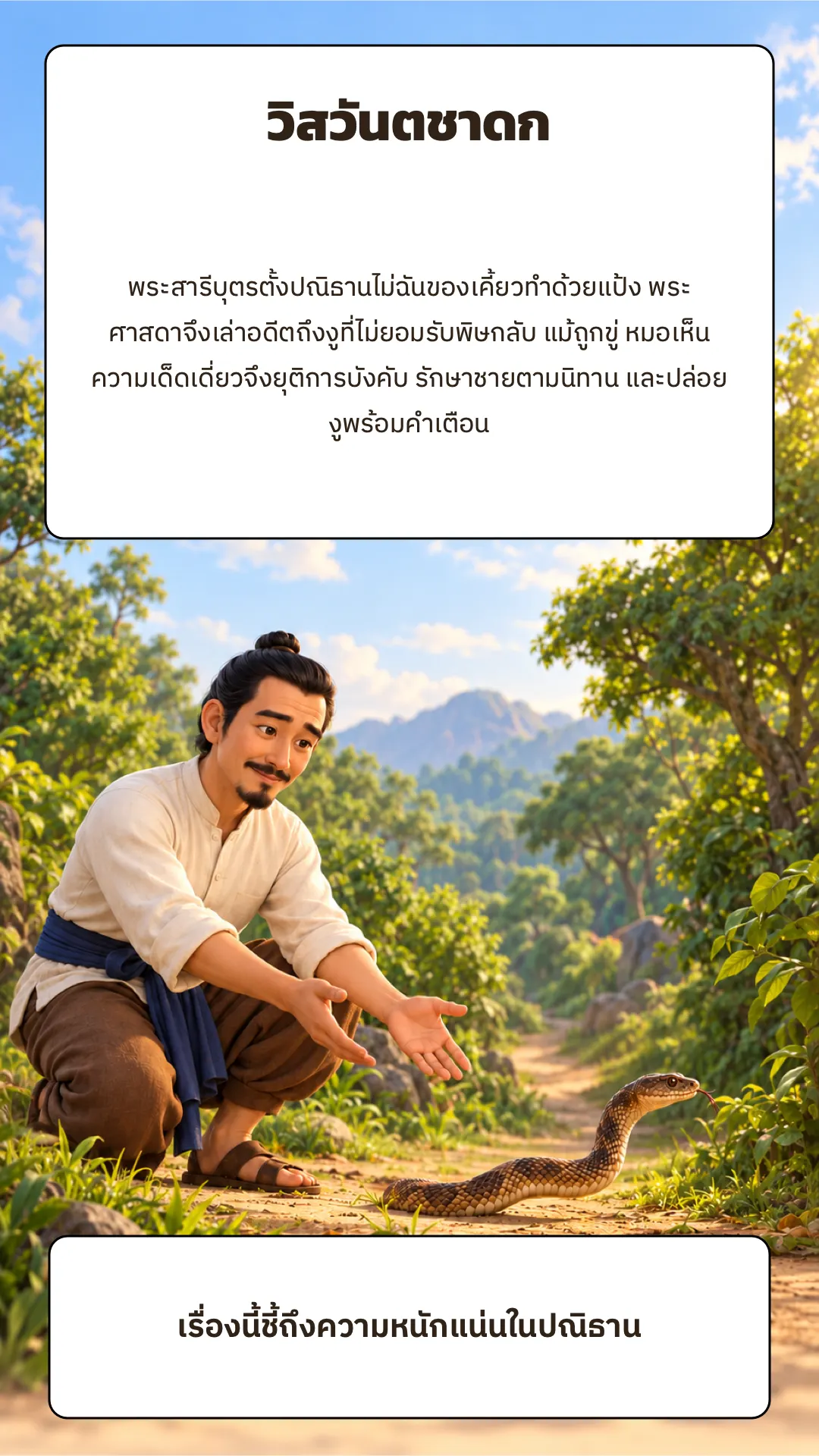 วิสวันตชาดก ปกหลัง