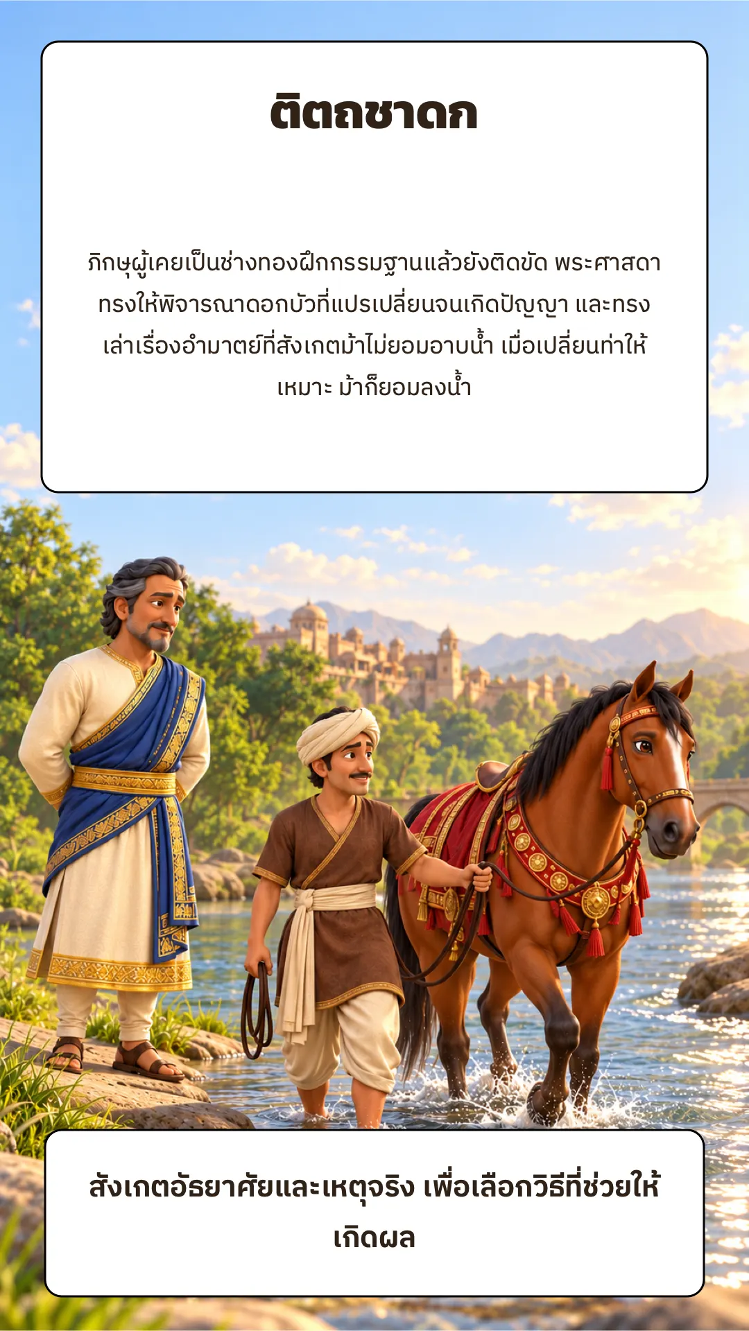 ติตถชาดก ปกหลัง