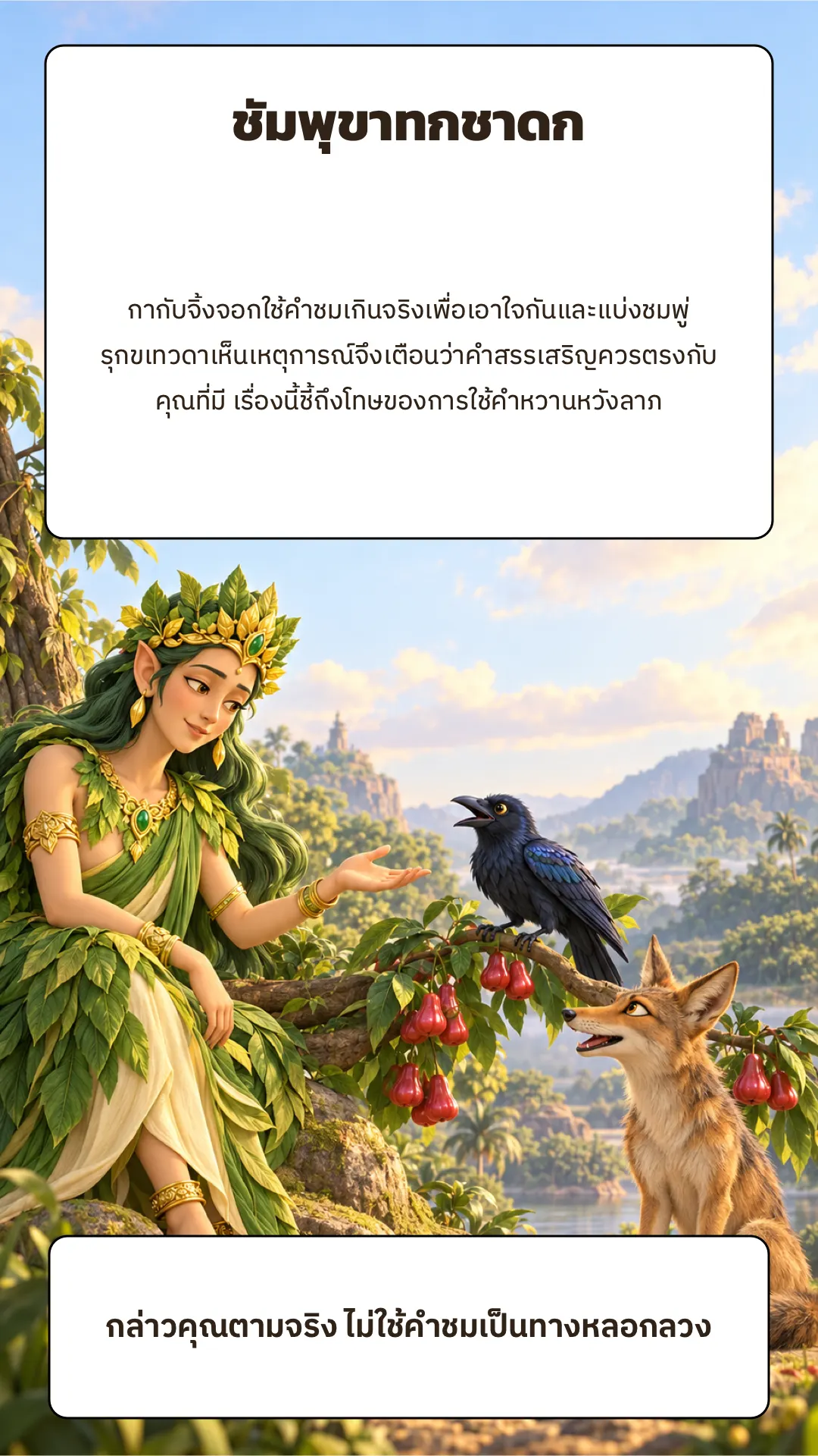 ชัมพุขาทกชาดก ปกหลัง