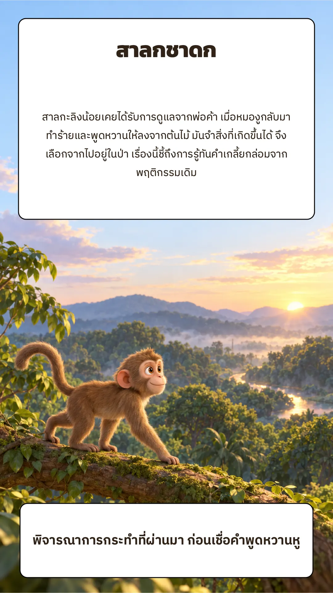 สาลกชาดก ปกหลัง