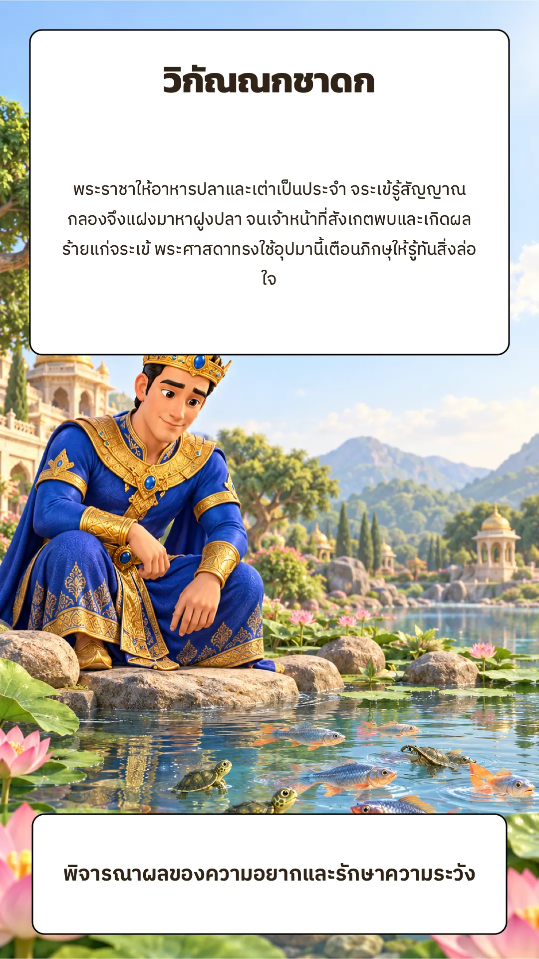 วิกัณณกชาดก ปกหลัง