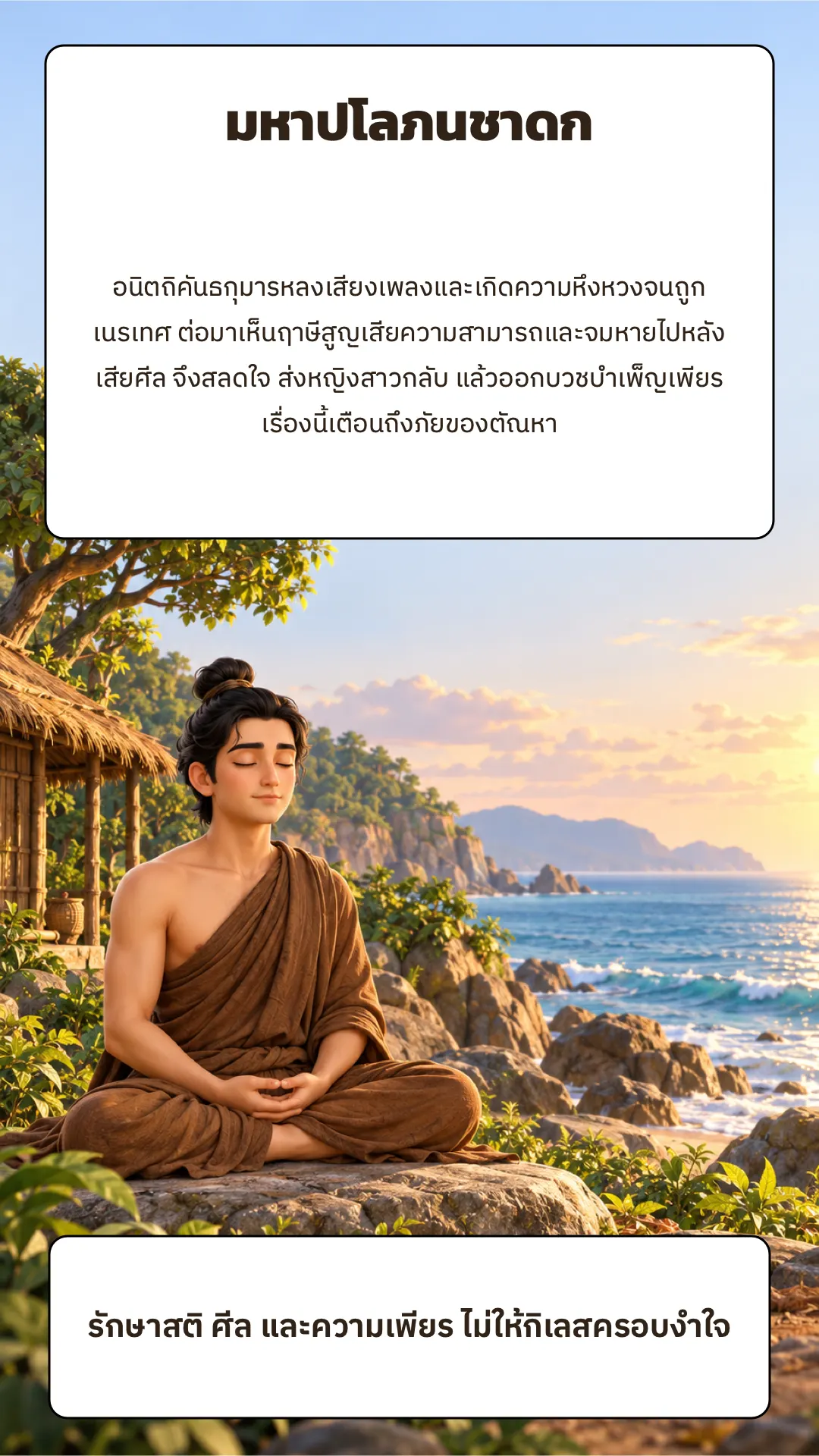 มหาปโลภนชาดก ปกหลัง