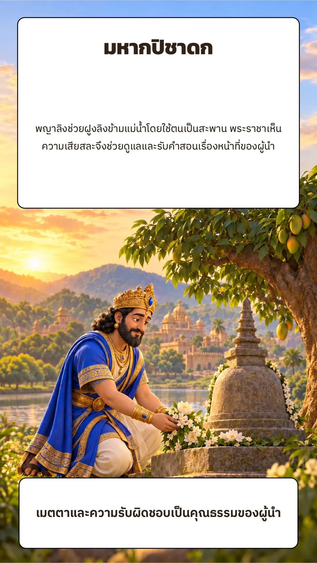 มหากปิชาดก ปกหลัง