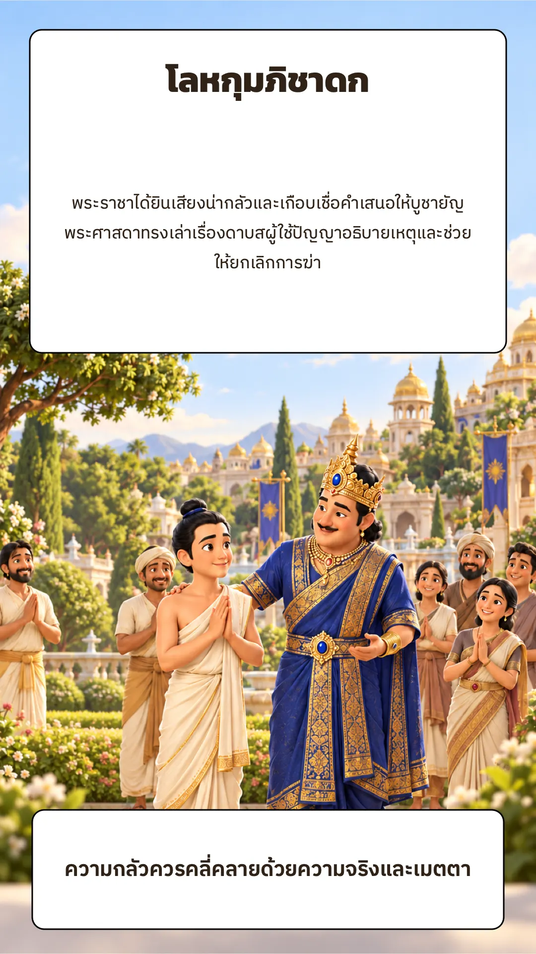 โลหกุมภิชาดก ปกหลัง