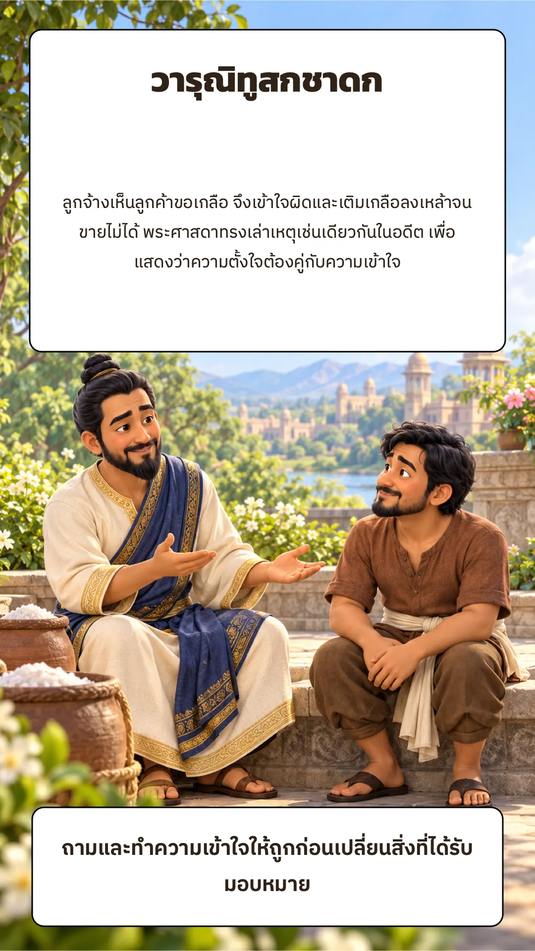 วารุณิทูสกชาดก ปกหลัง