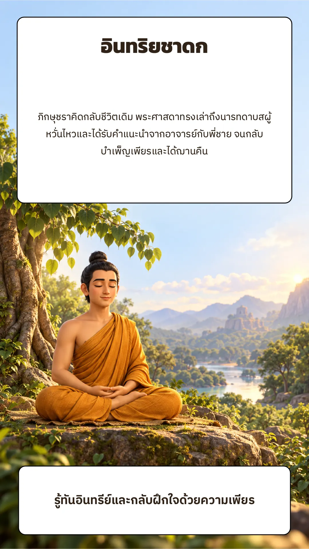อินทริยชาดก ปกหลัง