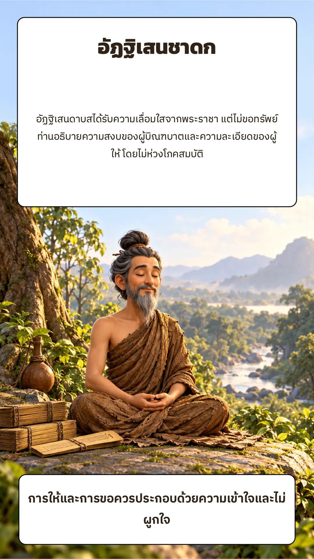 อัฏฐิเสนชาดก ปกหลัง