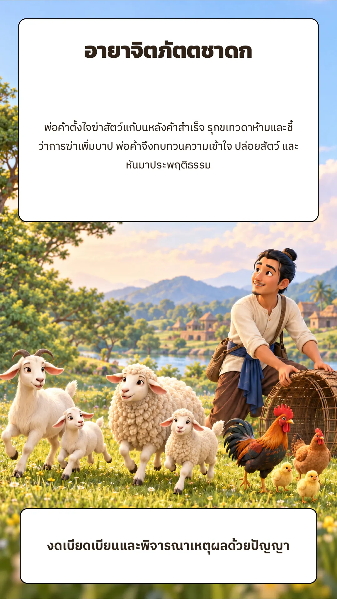 อายาจิตภัตตชาดก ปกหลัง