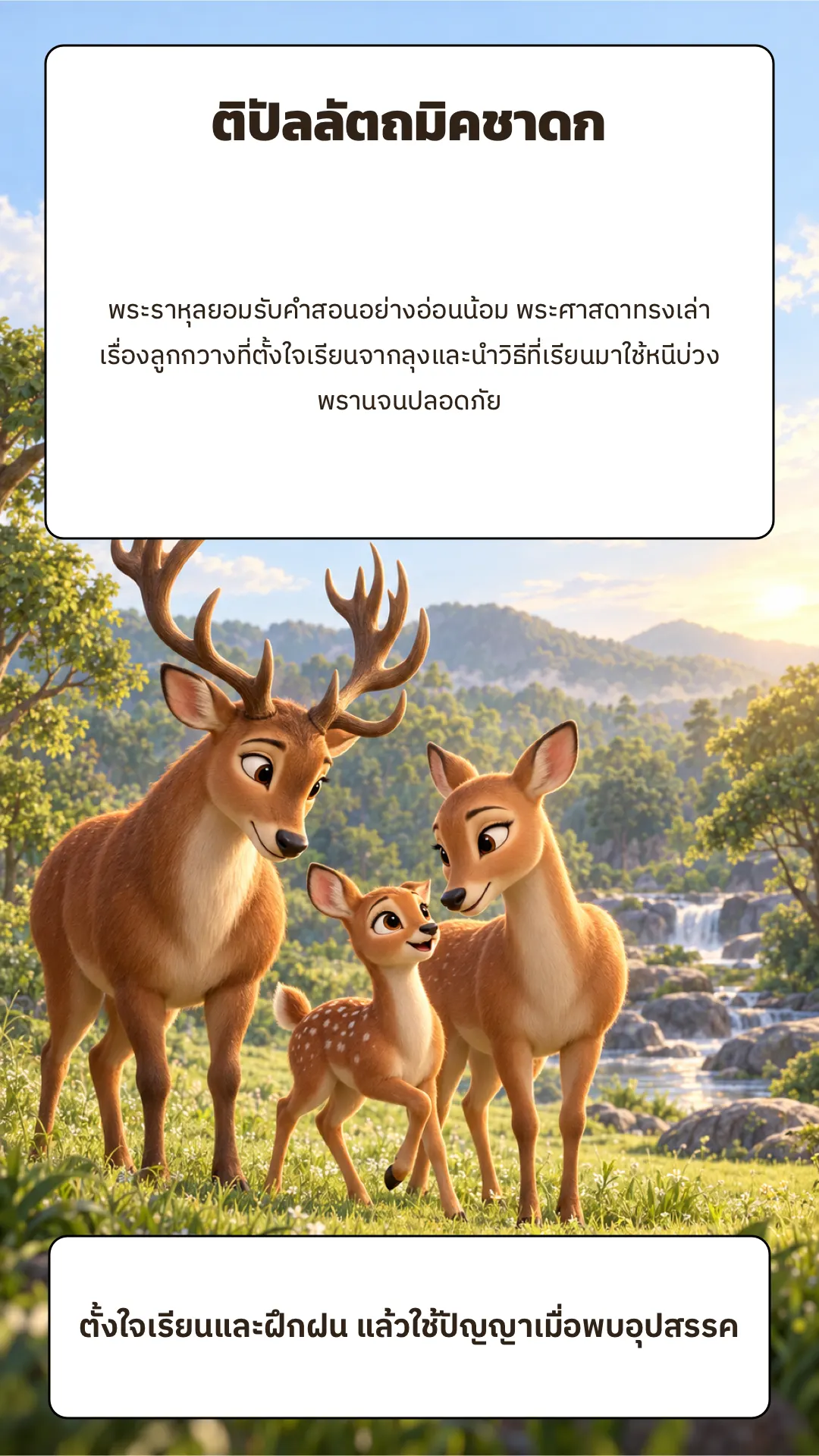 ติปัลลัตถมิคชาดก ปกหลัง
