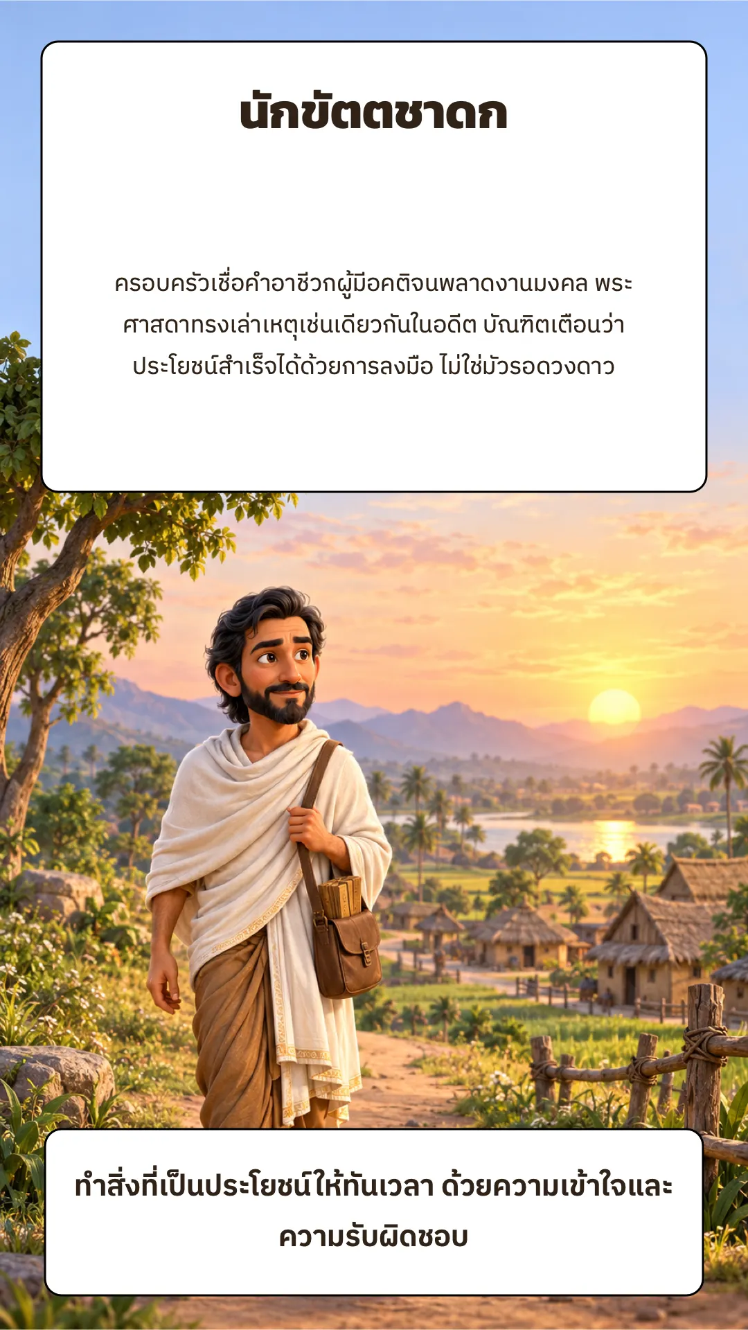 นักขัตตชาดก ปกหลัง