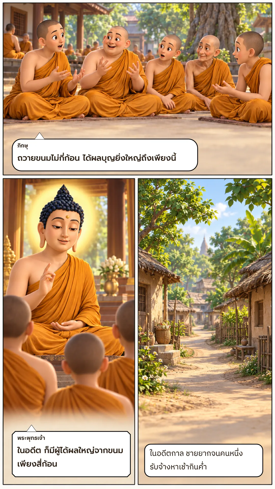 กุมมาสปิณฑชาดก หน้า 3