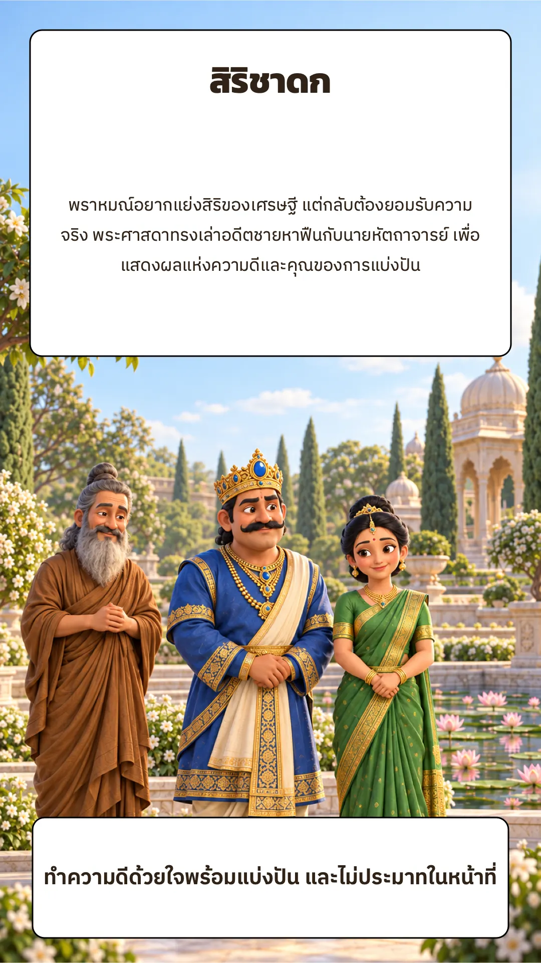 สิริชาดก ปกหลัง