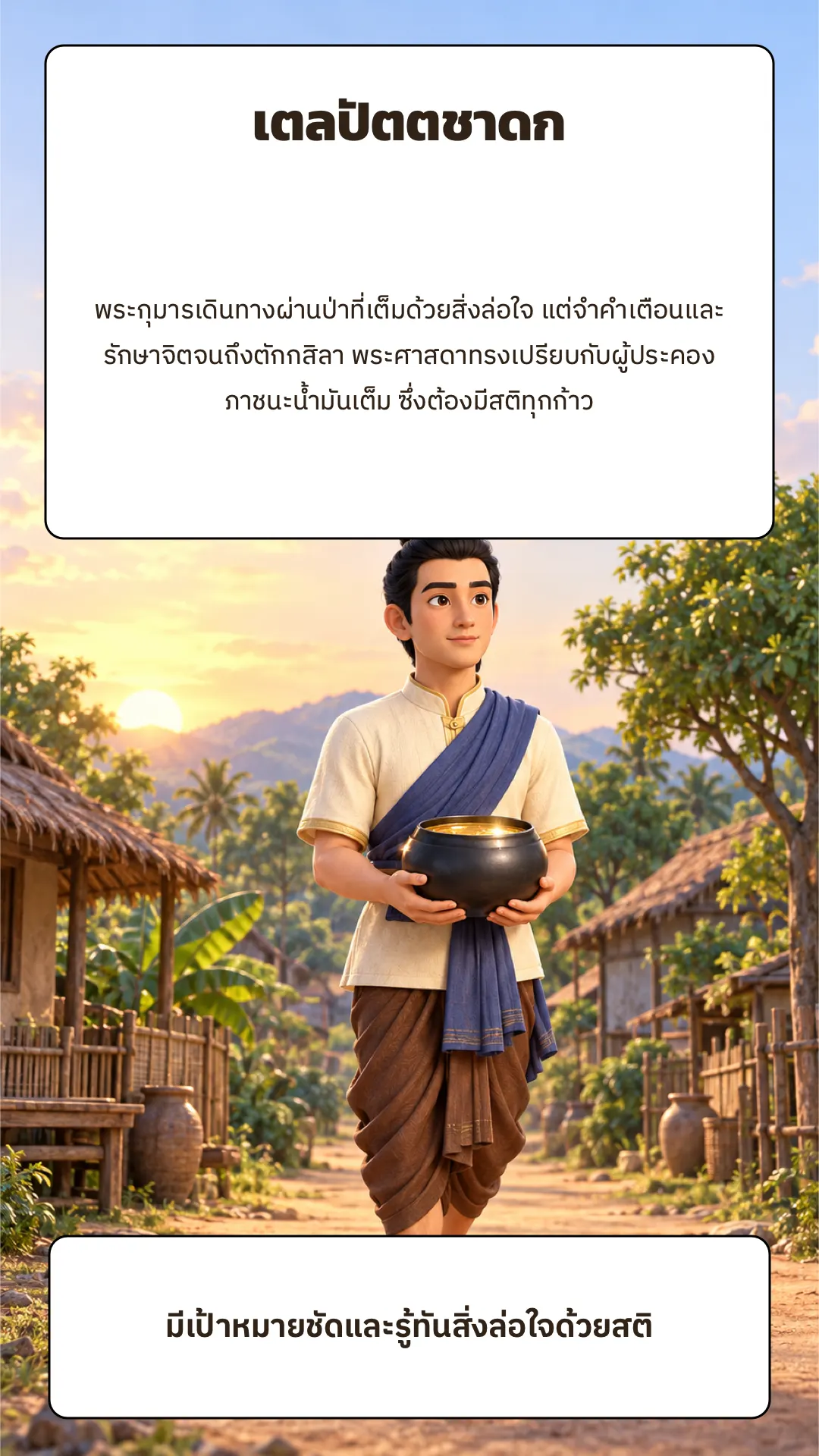 เตลปัตตชาดก ปกหลัง