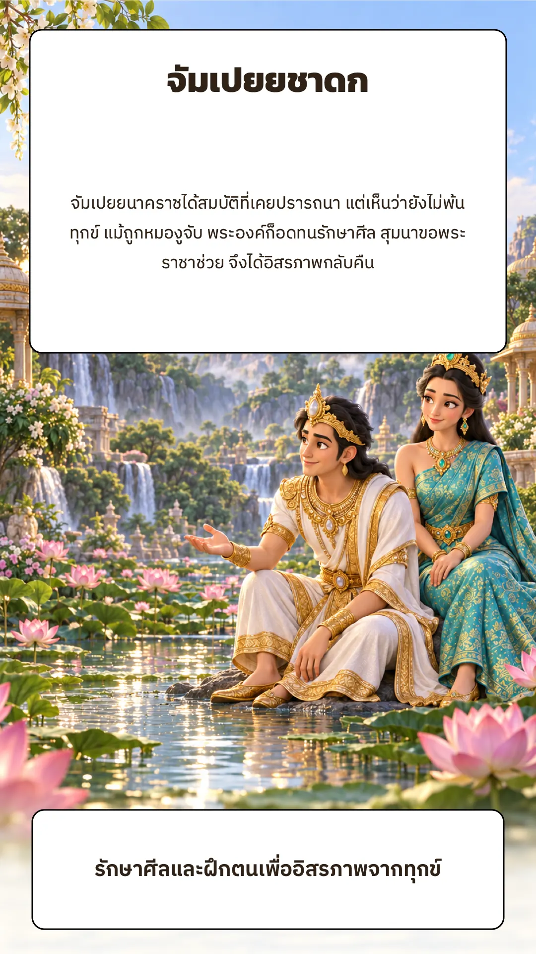 จัมเปยยชาดก ปกหลัง