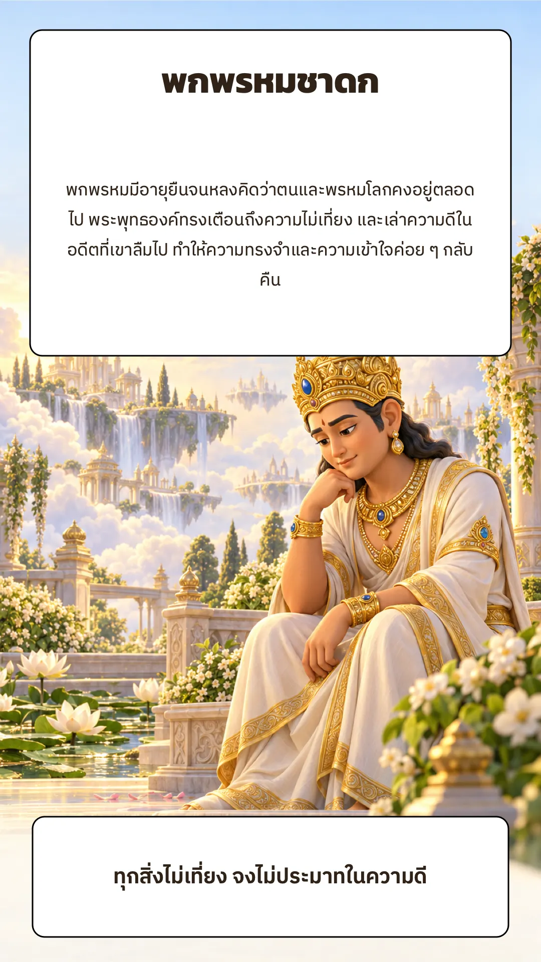 พกพรหมชาดก ปกหลัง
