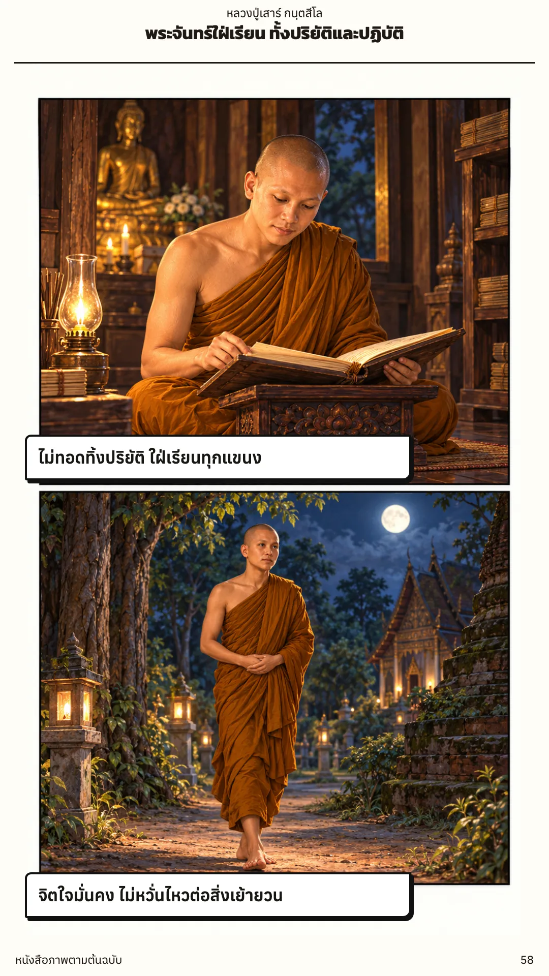 หลวงปู่เสาร์ กนฺตสีโล หน้า 58