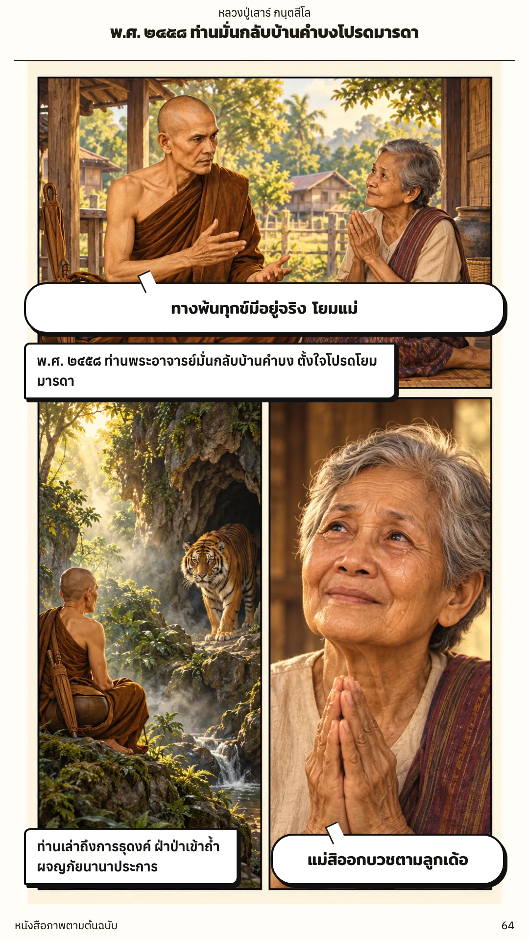 หลวงปู่เสาร์ กนฺตสีโล หน้า 64