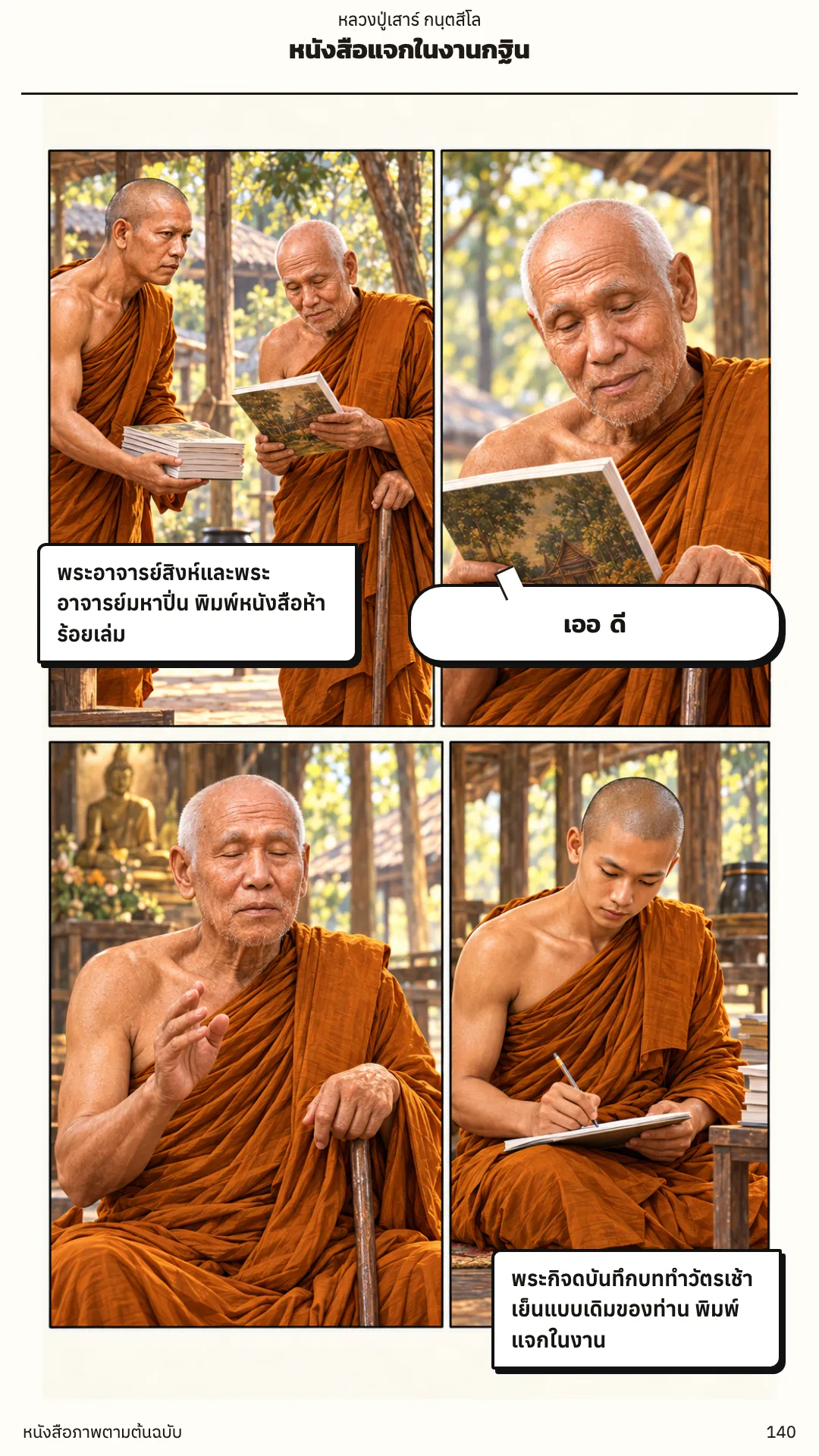 หลวงปู่เสาร์ กนฺตสีโล หน้า 140