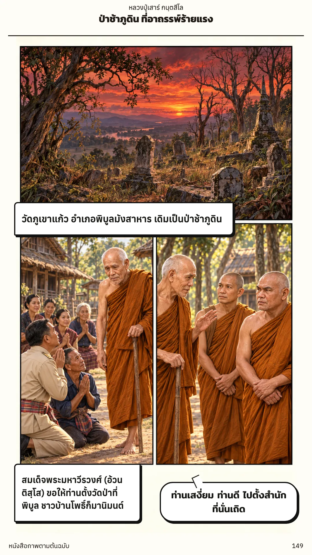 หลวงปู่เสาร์ กนฺตสีโล หน้า 149