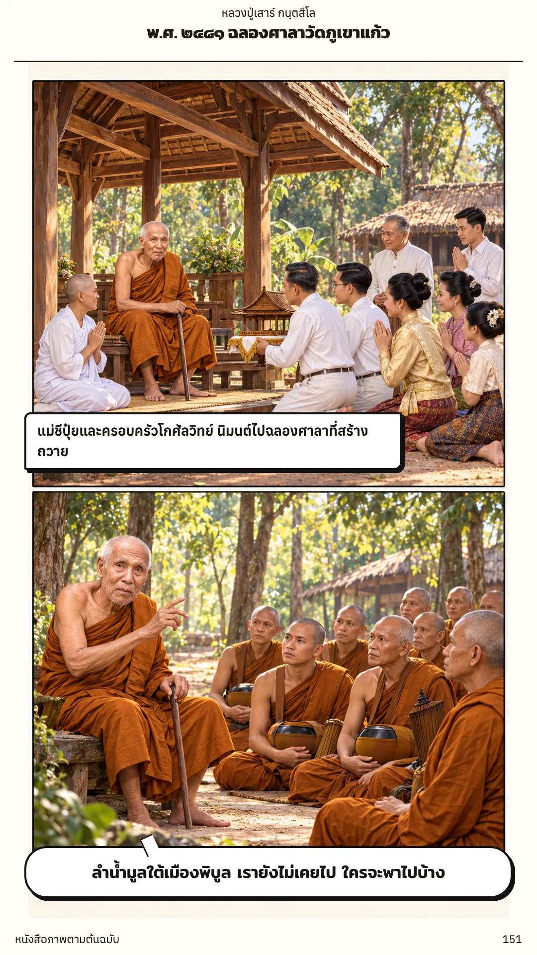 หลวงปู่เสาร์ กนฺตสีโล หน้า 151