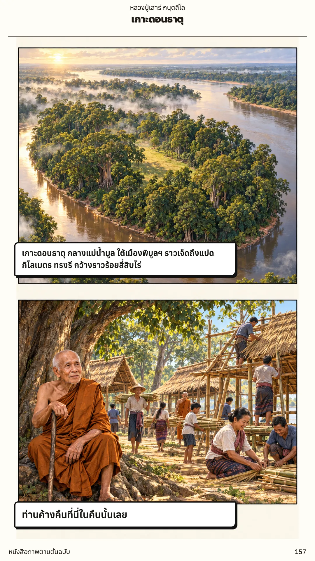 หลวงปู่เสาร์ กนฺตสีโล หน้า 157