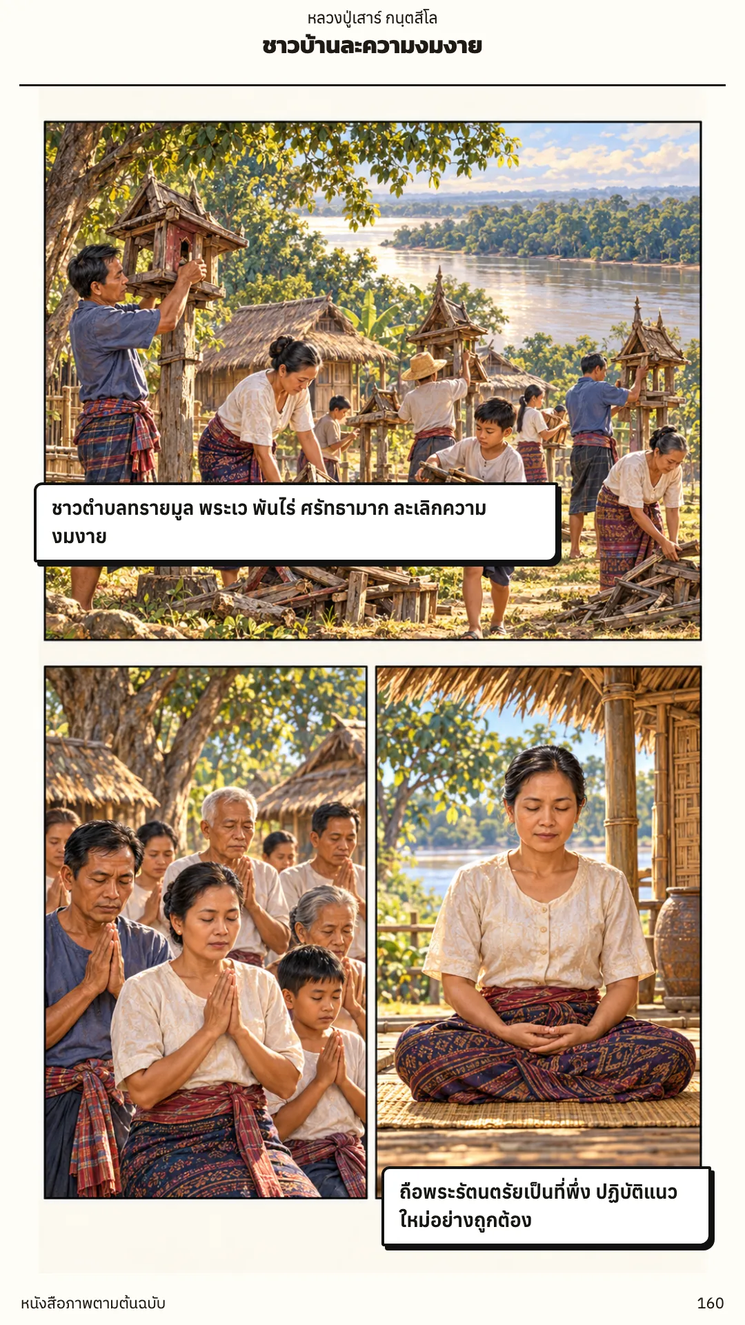 หลวงปู่เสาร์ กนฺตสีโล หน้า 160