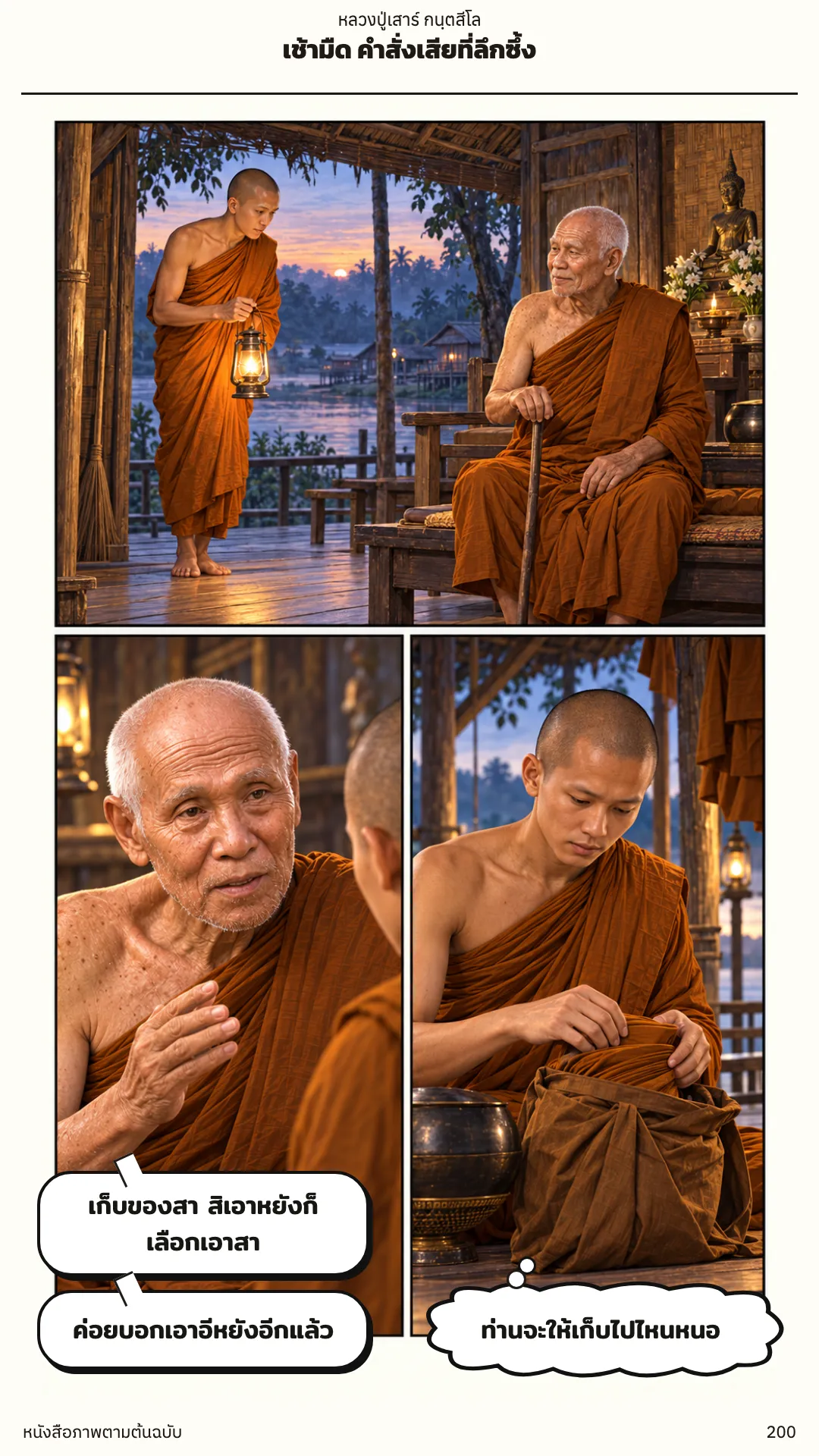 หลวงปู่เสาร์ กนฺตสีโล หน้า 200