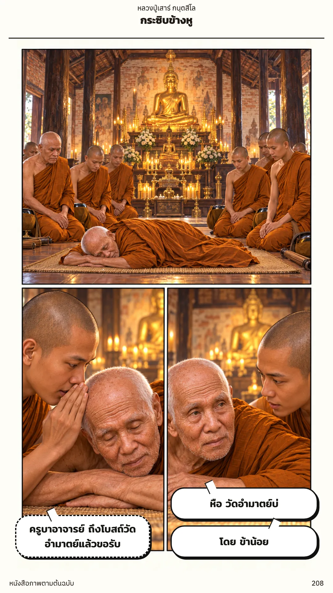 หลวงปู่เสาร์ กนฺตสีโล หน้า 208