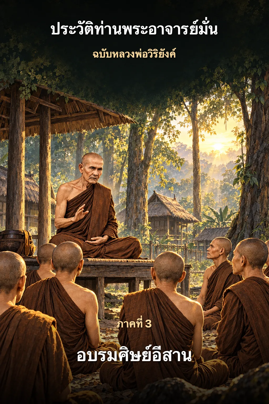 ปกเรื่อง หลวงปู่มั่น ภูริทตฺโต ภาค 3